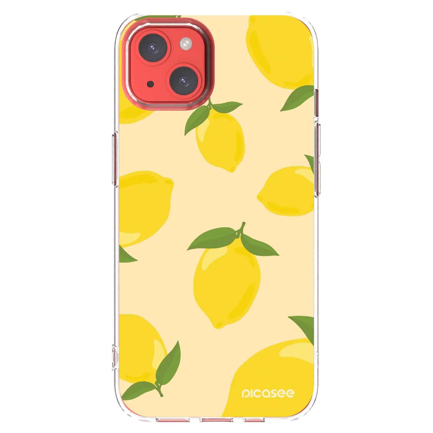 Picasee διαφανής θήκη σιλικόνης Apple iPhone 13 - Limoncella