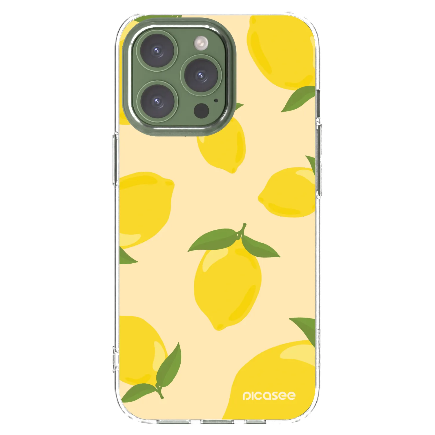 Picasee διαφανής θήκη σιλικόνης Apple iPhone 13 Pro - Limoncella