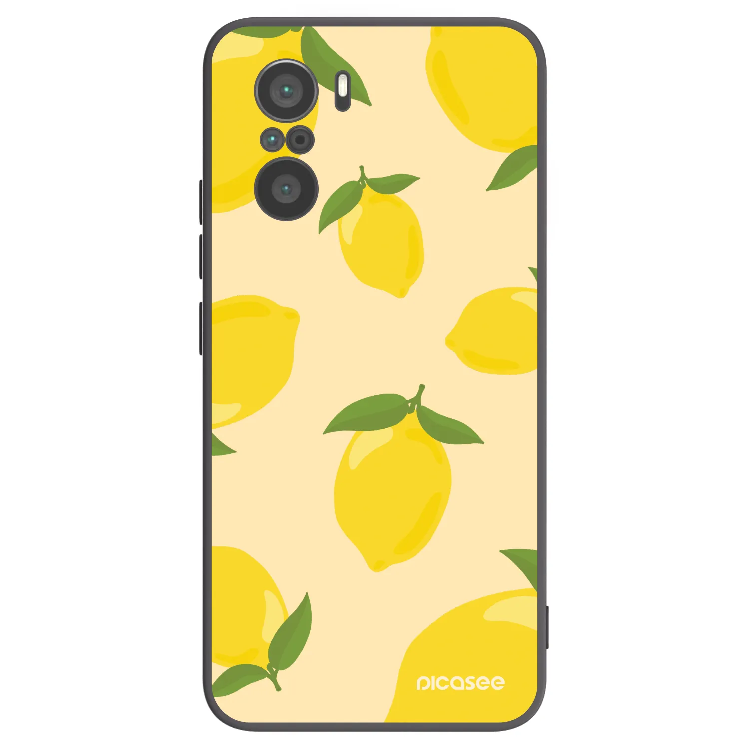 Picasee Μαύρη θήκη σιλικόνης για Xiaomi Poco F3 - Limoncella