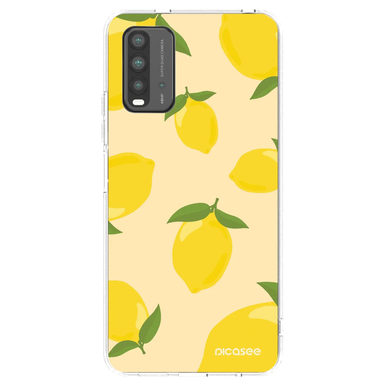 Picasee διαφανής θήκη σιλικόνης Xiaomi Redmi 9T - Limoncella