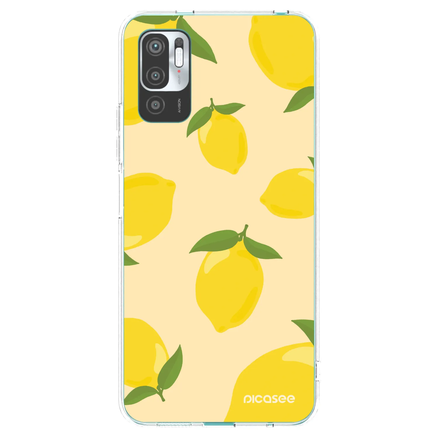 Picasee διαφανής θήκη σιλικόνης Xiaomi Redmi Note 10 5G - Limoncella