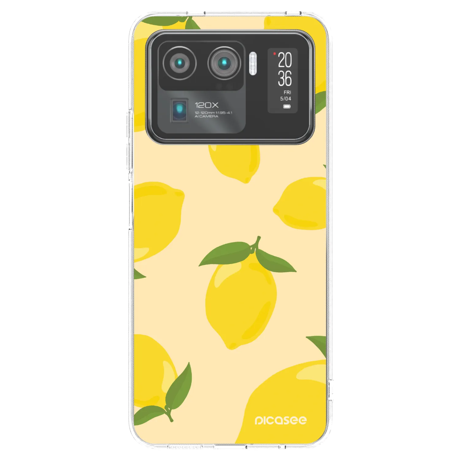 Picasee διαφανής θήκη σιλικόνης Xiaomi Mi 11 Ultra - Limoncella