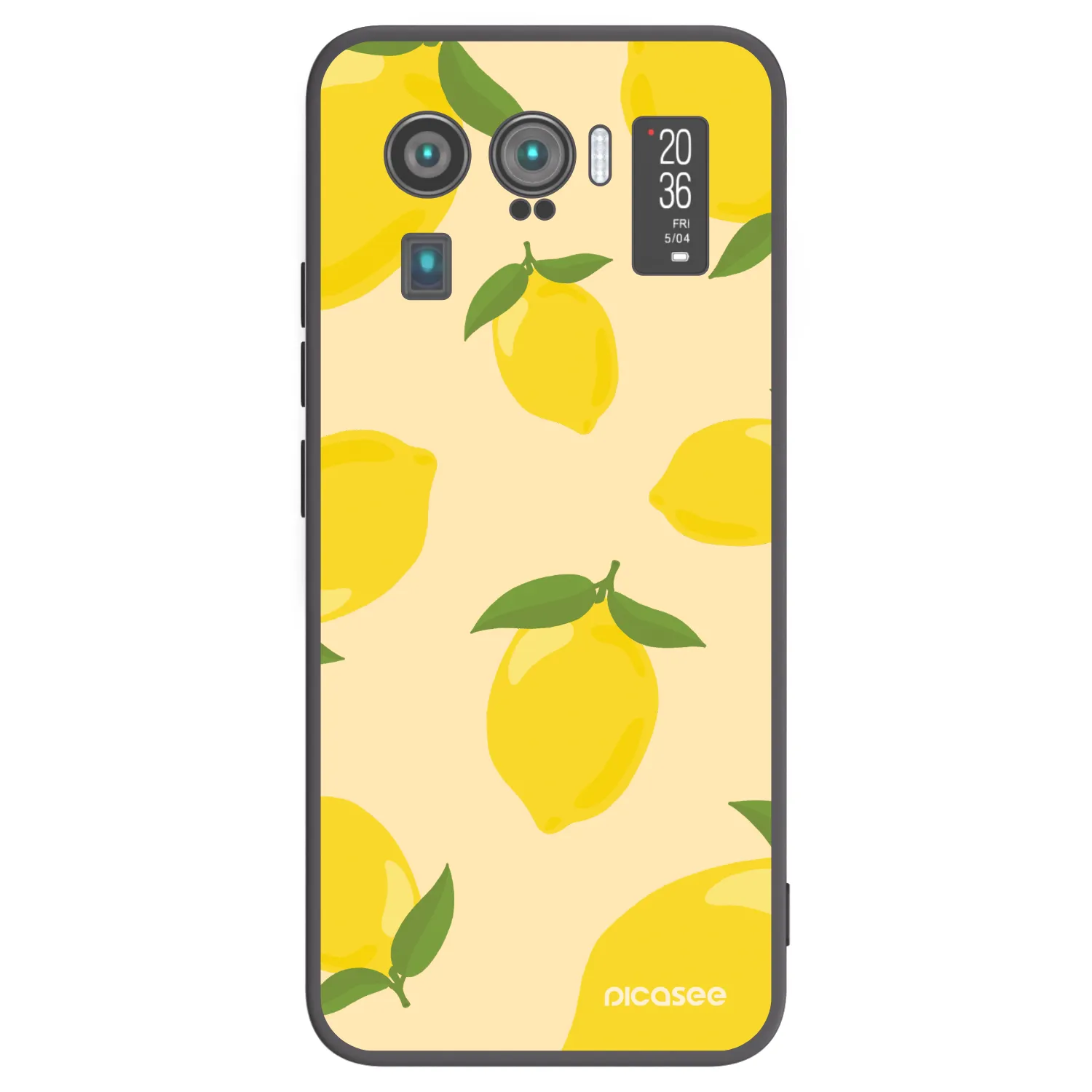 Picasee Μαύρη θήκη σιλικόνης για Xiaomi Mi 11 Ultra - Limoncella