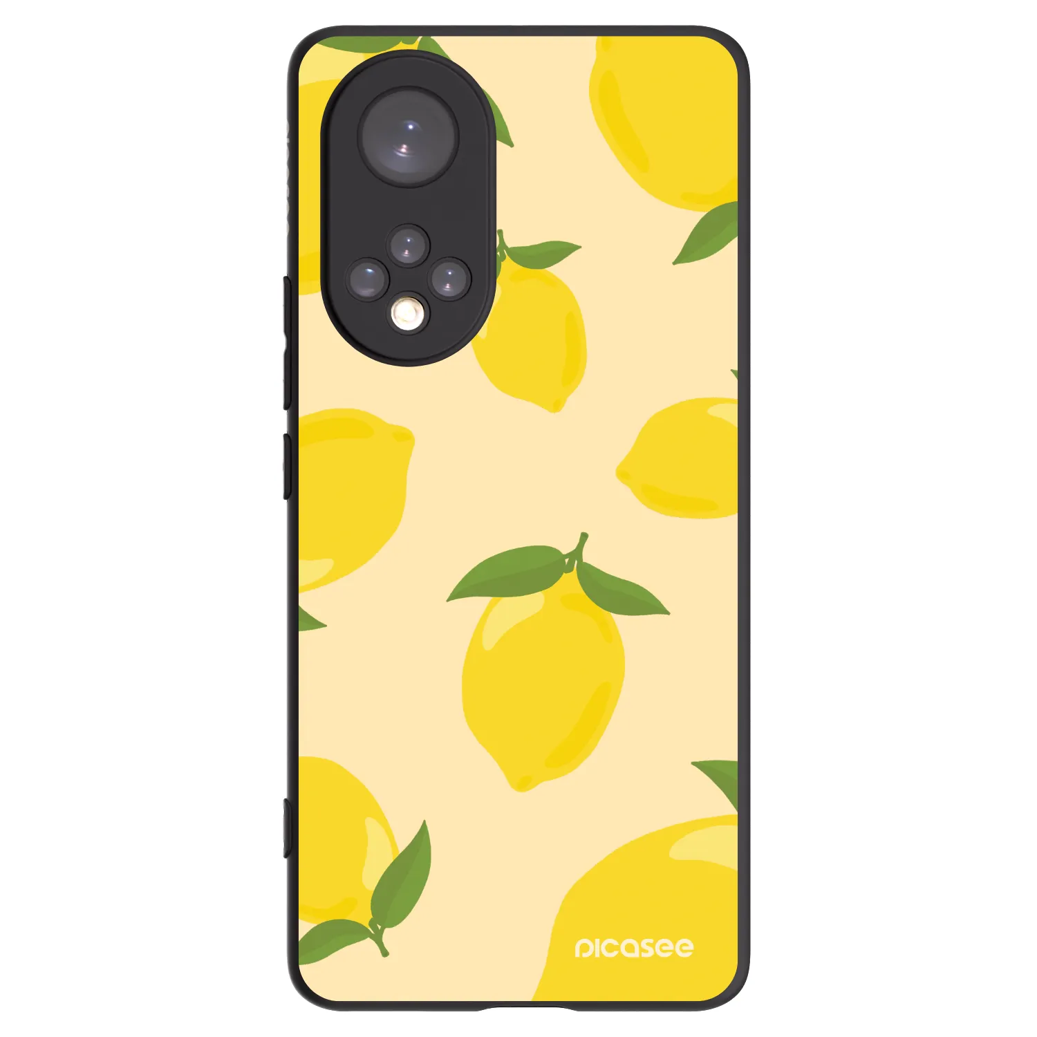 Picasee Μαύρη θήκη σιλικόνης για Honor 50 5G - Limoncella