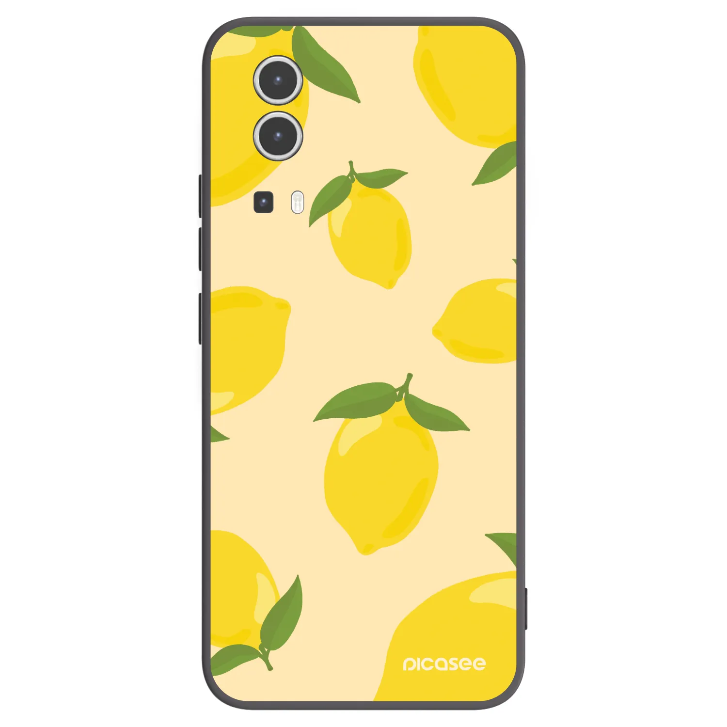 Picasee Μαύρη θήκη σιλικόνης για Vivo Y72 5G - Limoncella