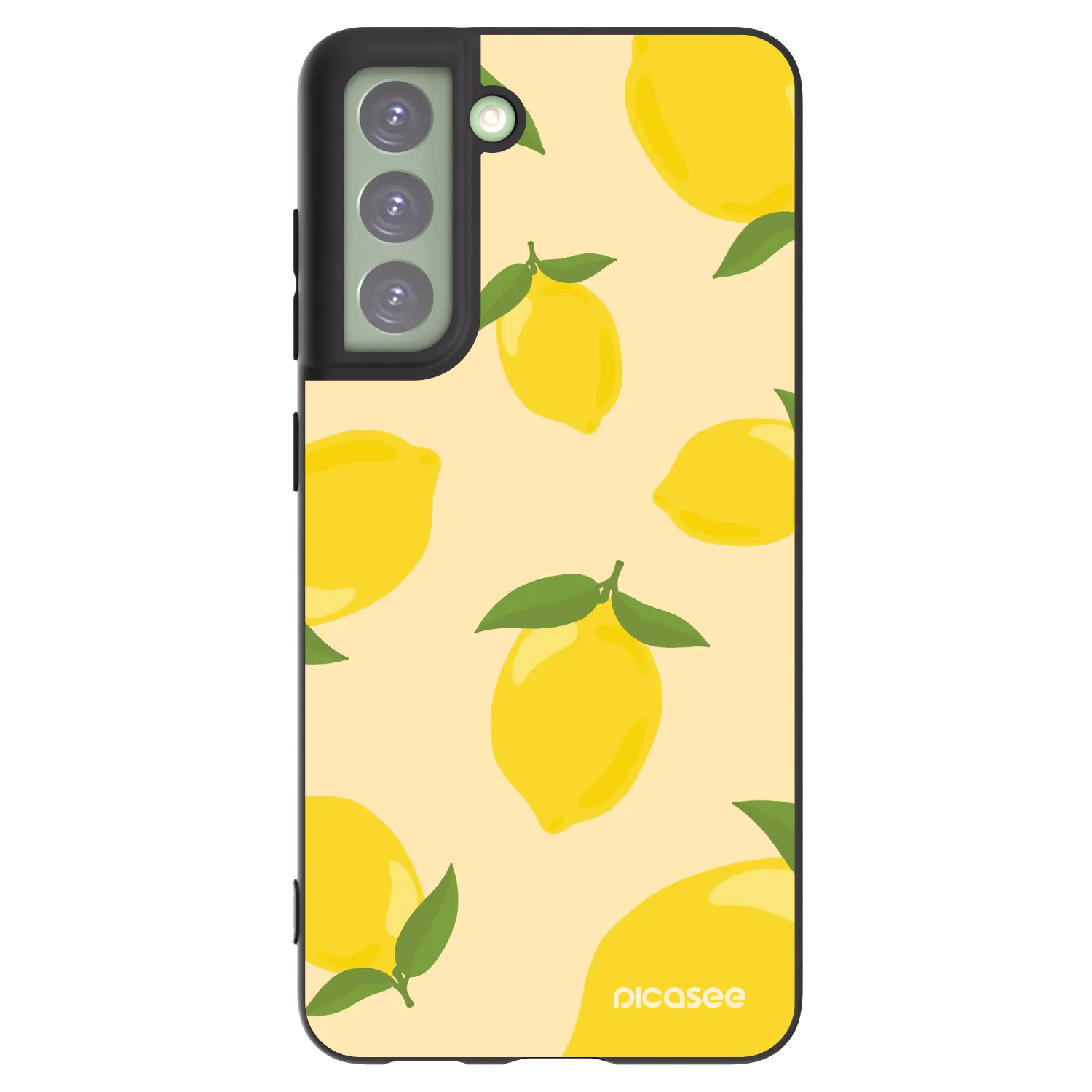 Picasee Μαύρη θήκη σιλικόνης για Samsung Galaxy S21 FE 5G - Limoncella