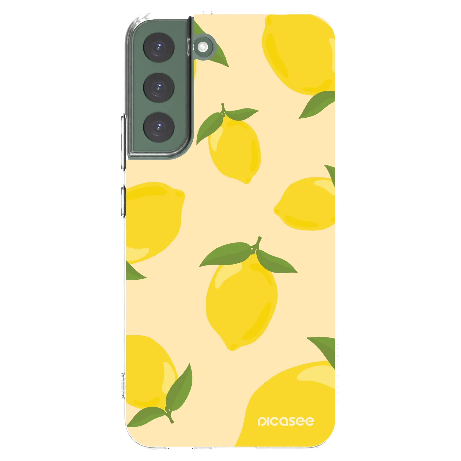 Picasee διαφανής θήκη σιλικόνης Samsung Galaxy S22+ 5G - Limoncella