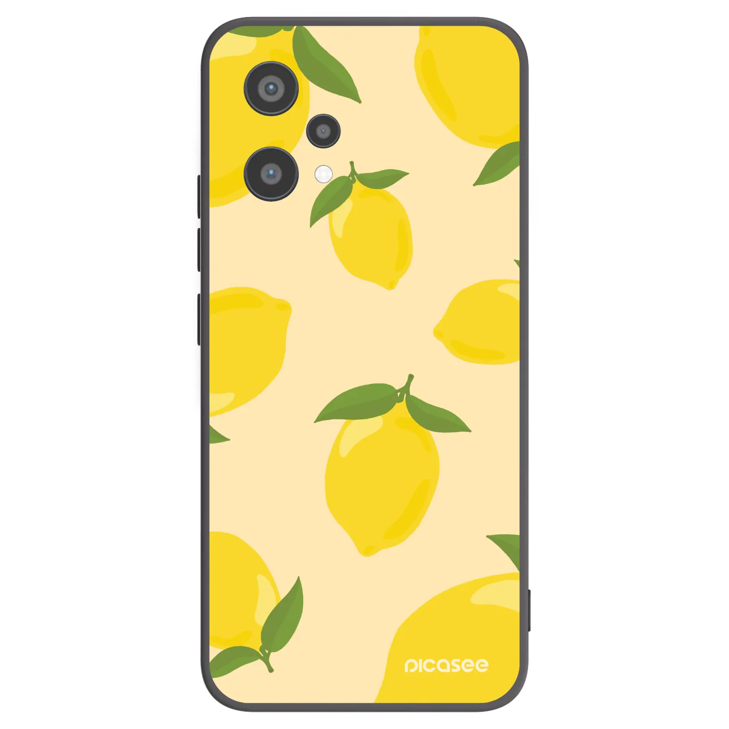 Picasee Μαύρη θήκη σιλικόνης για Realme 9 Pro 5G - Limoncella