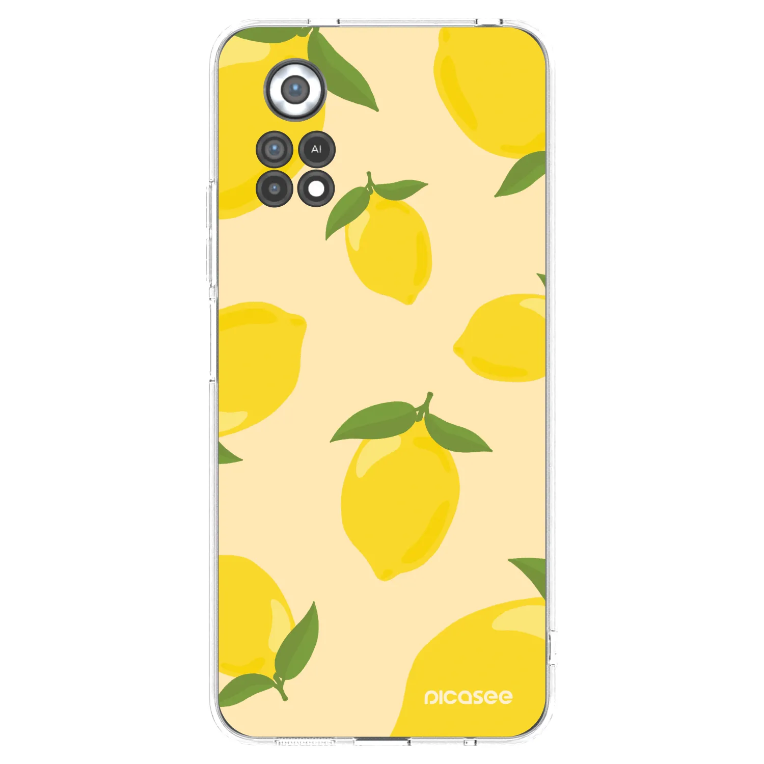 Picasee διαφανής θήκη σιλικόνης Xiaomi Poco X4 Pro 5G - Limoncella