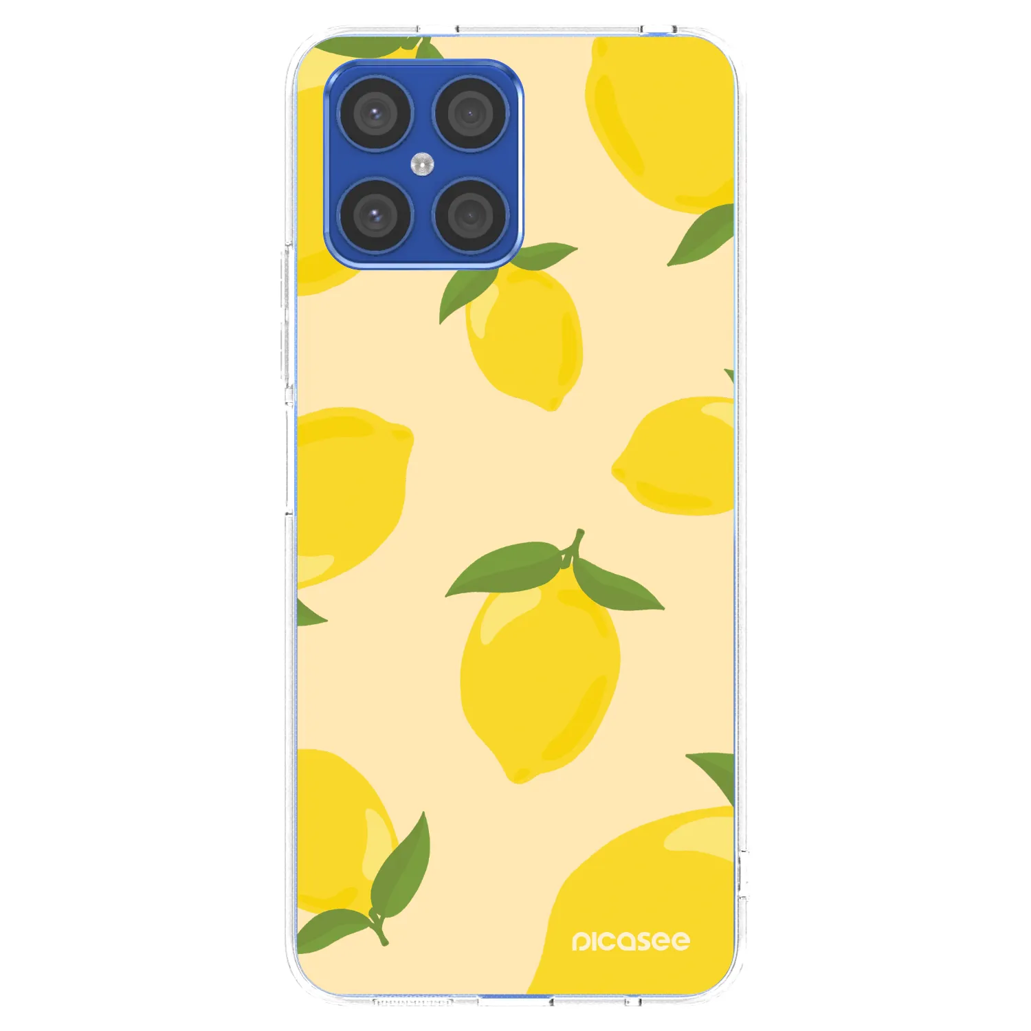 Picasee διαφανής θήκη σιλικόνης Honor X8 4G - Limoncella