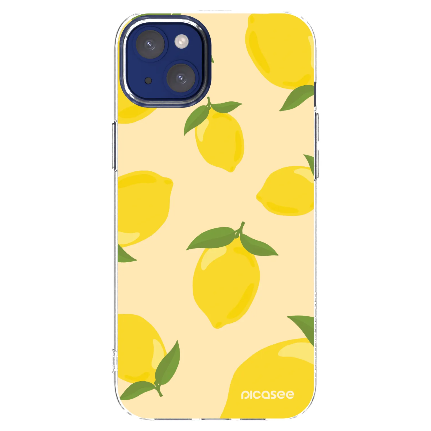 Picasee διαφανής θήκη σιλικόνης Apple iPhone 14 Plus - Limoncella