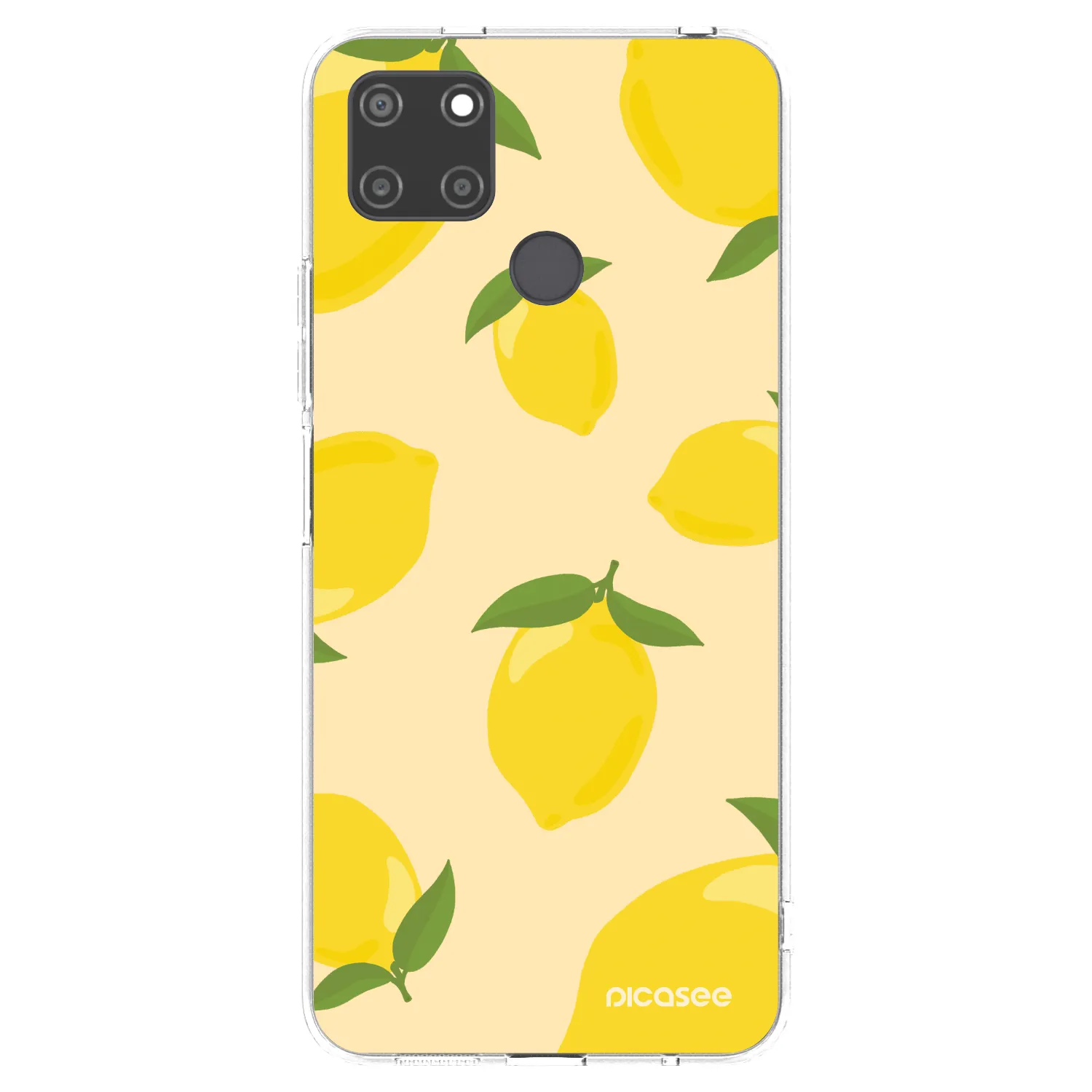 Picasee διαφανής θήκη σιλικόνης Realme C21Y - Limoncella