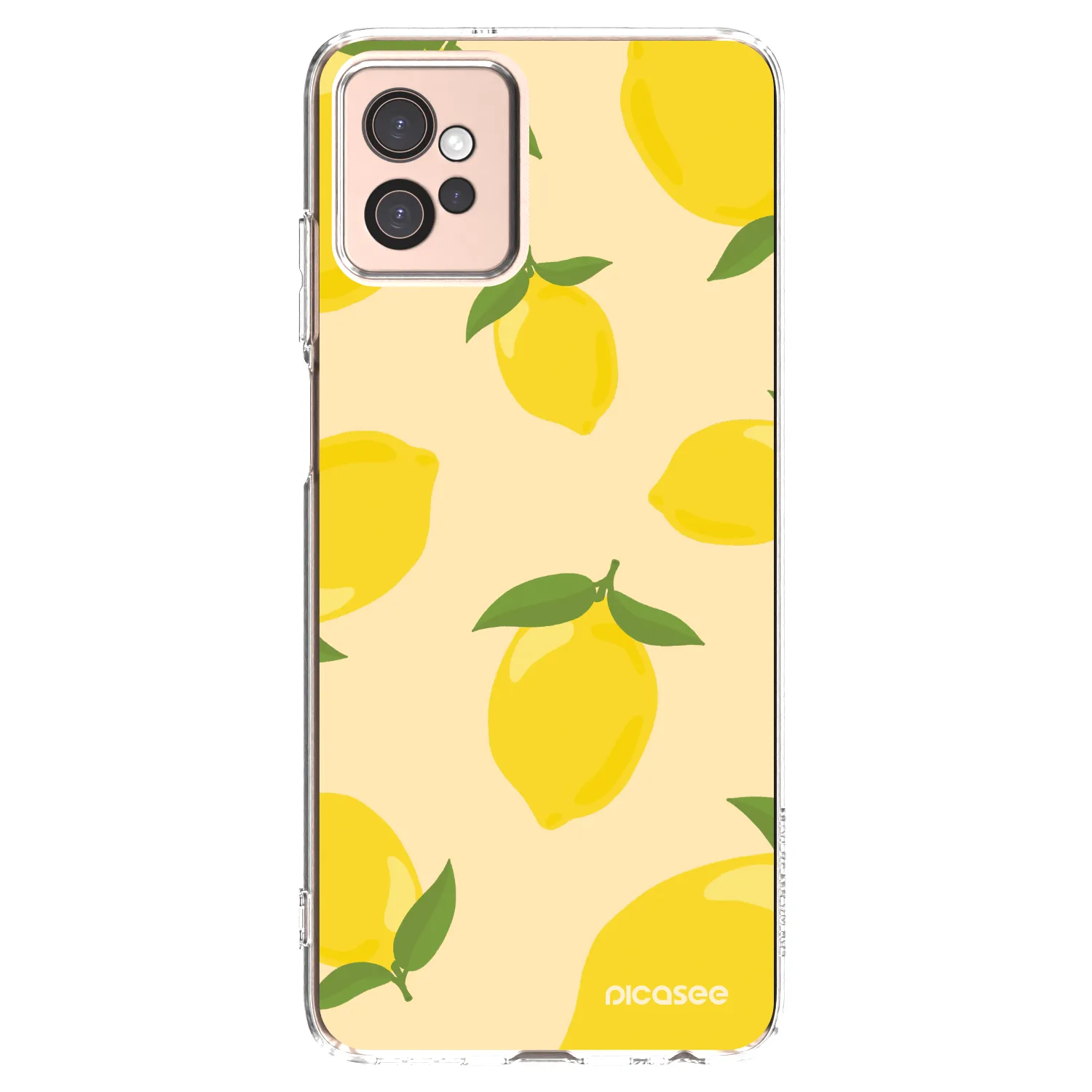 Picasee διαφανής θήκη σιλικόνης Motorola Moto G32 - Limoncella