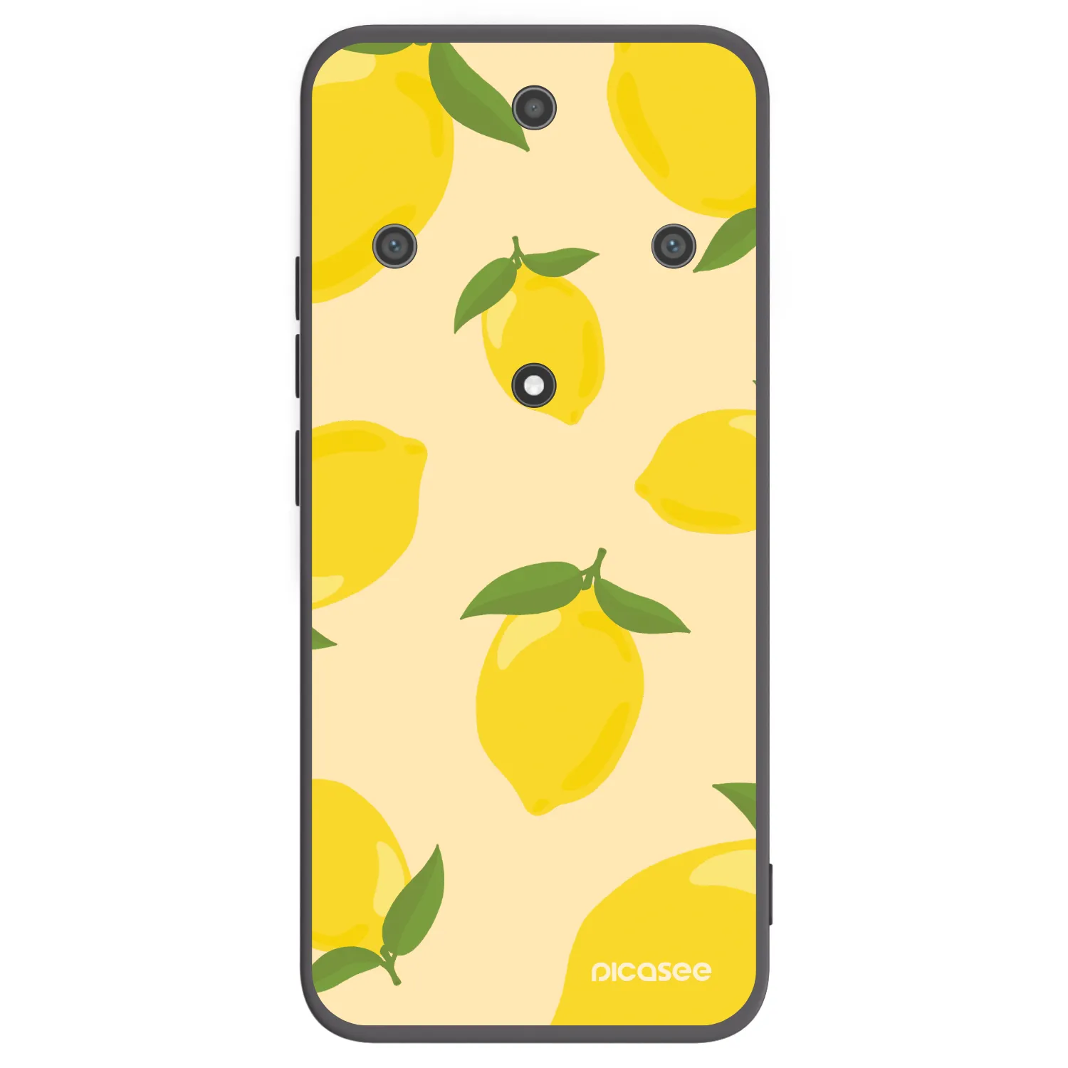 Picasee Μαύρη θήκη σιλικόνης για Honor Magic5 Lite 5G - Limoncella