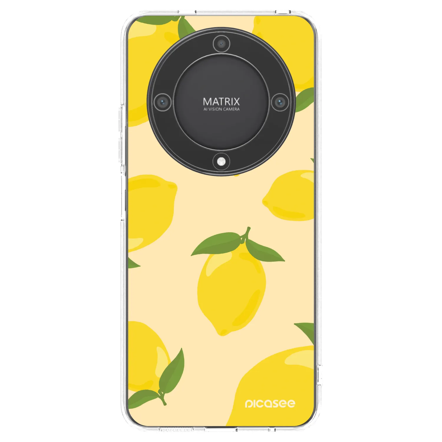Picasee διαφανής θήκη σιλικόνης Honor Magic5 Lite 5G - Limoncella