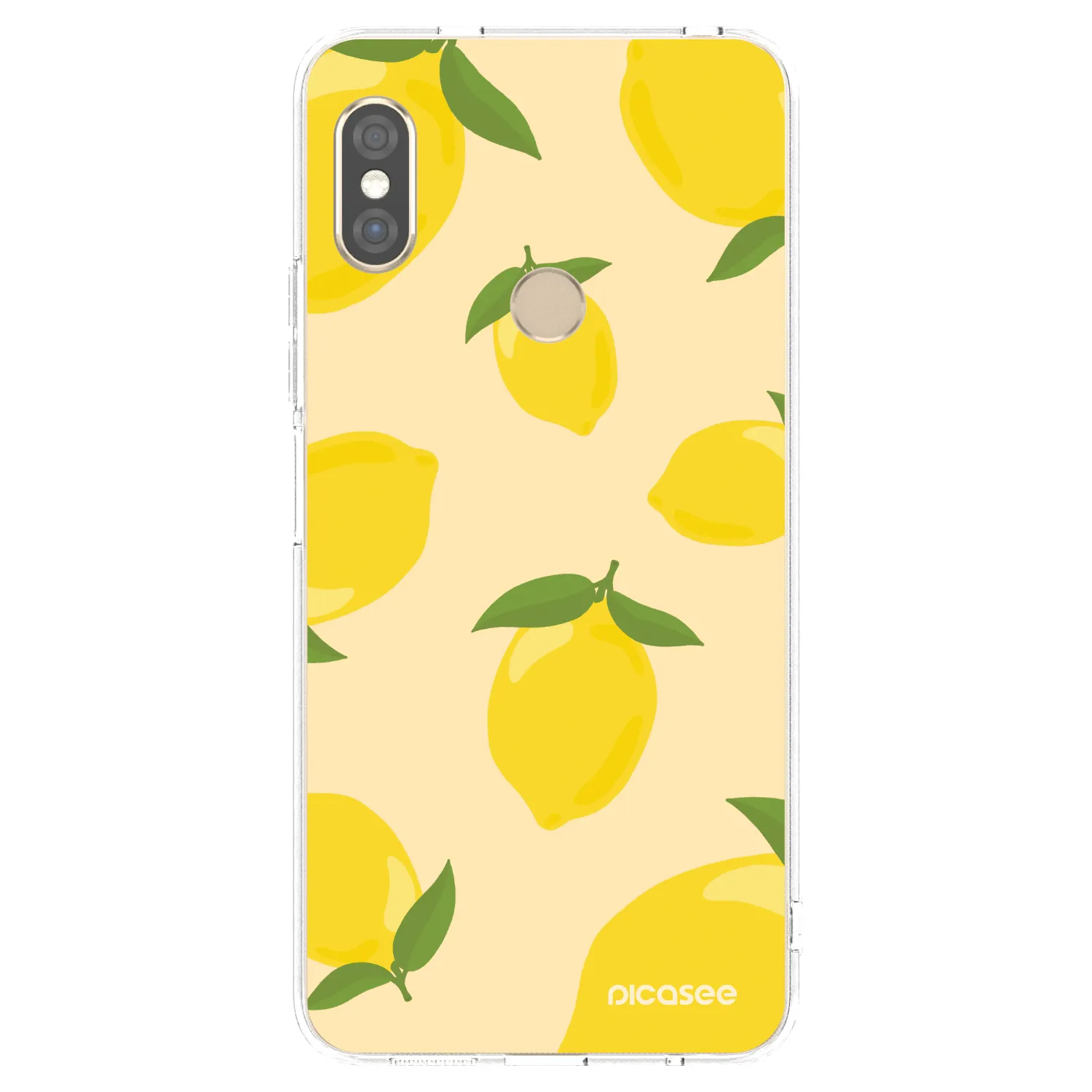 Picasee διαφανής θήκη σιλικόνης Xiaomi Redmi Note 5 Global - Limoncella