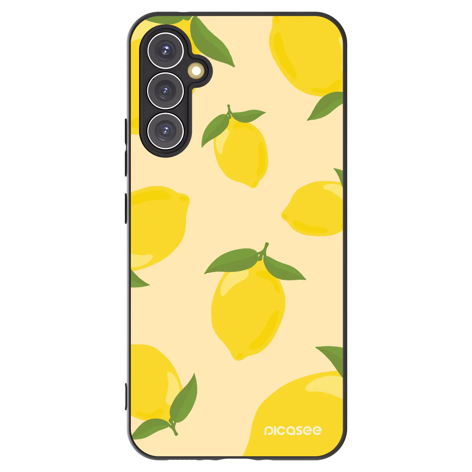 Picasee Μαύρη θήκη σιλικόνης για Samsung Galaxy A34 5G A346B - Limoncella