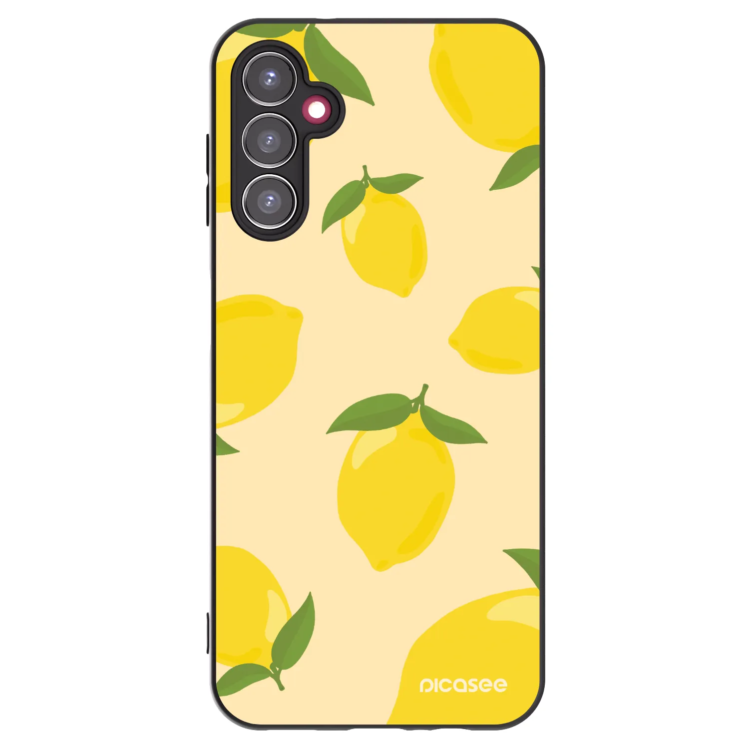 Picasee Μαύρη θήκη σιλικόνης για Samsung Galaxy A14 5G A146P - Limoncella