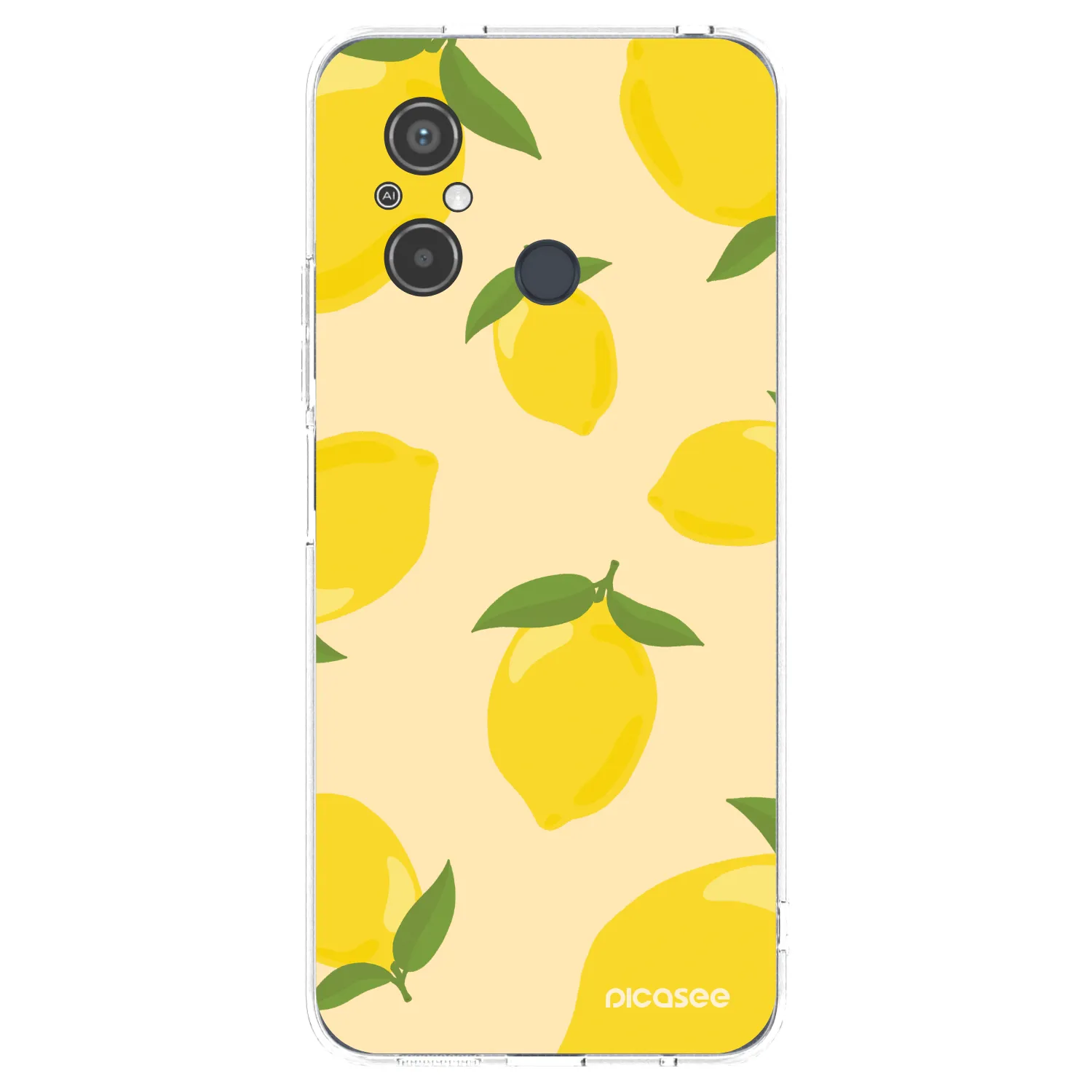 Picasee διαφανής θήκη σιλικόνης Xiaomi Redmi 12C - Limoncella