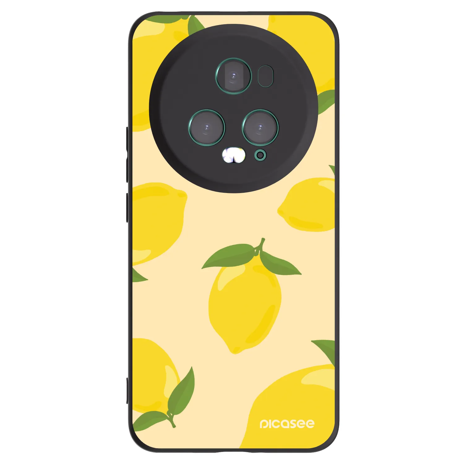 Picasee Μαύρη θήκη σιλικόνης για Honor Magic5 Pro - Limoncella