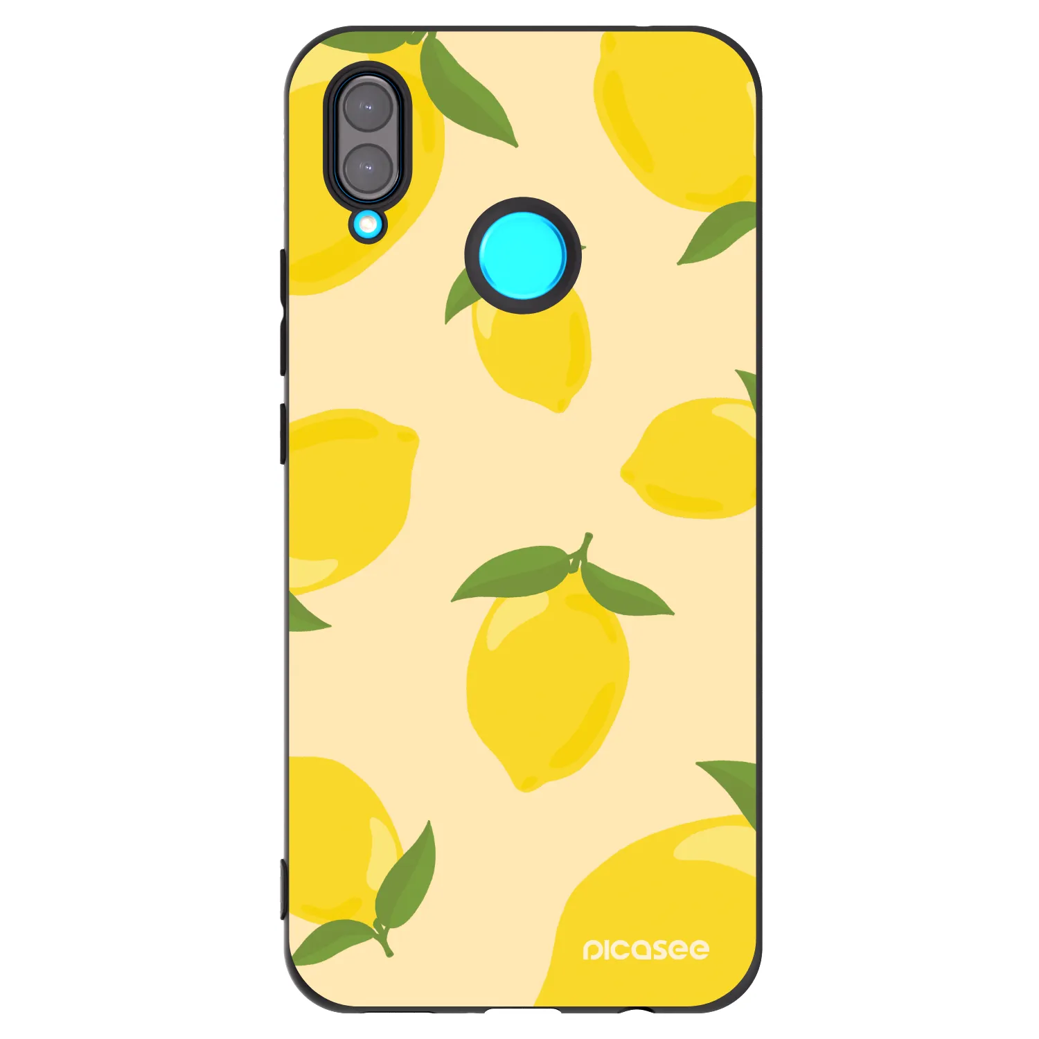 Picasee Μαύρη θήκη σιλικόνης για Huawei Nova 3i - Limoncella