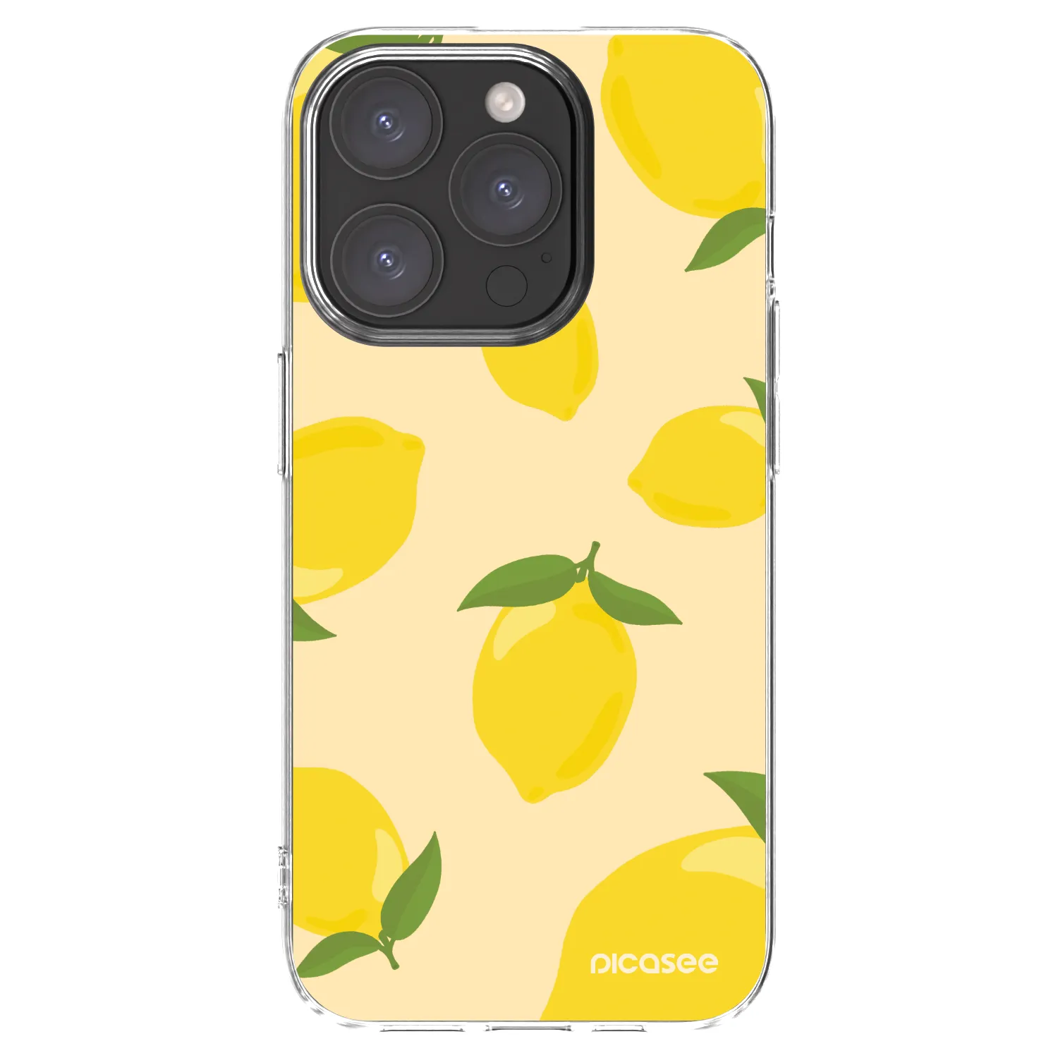 Picasee διαφανής θήκη σιλικόνης Apple iPhone 15 Pro - Limoncella