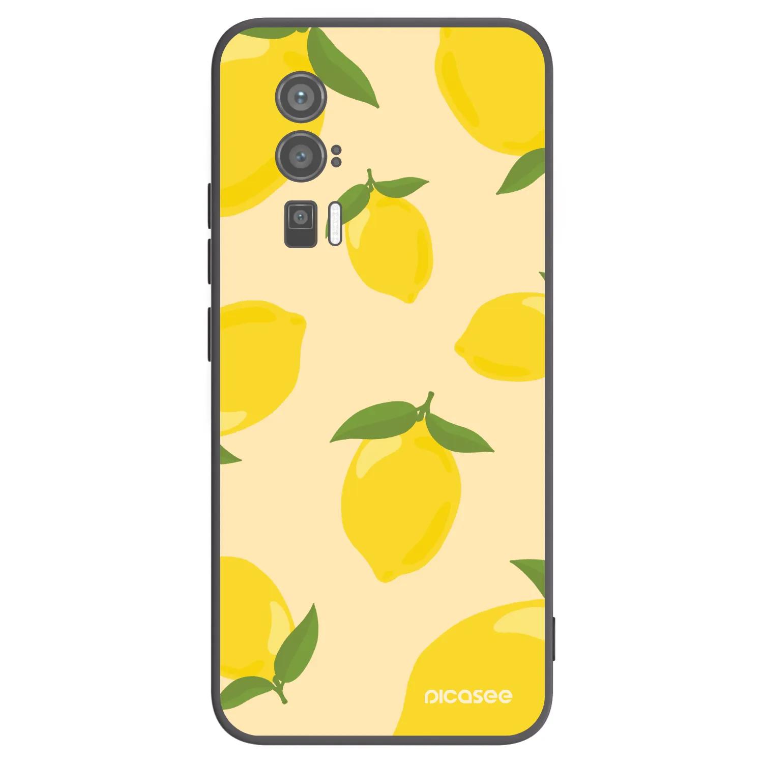 Picasee Μαύρη θήκη σιλικόνης για Xiaomi Poco F5 Pro 5G - Limoncella