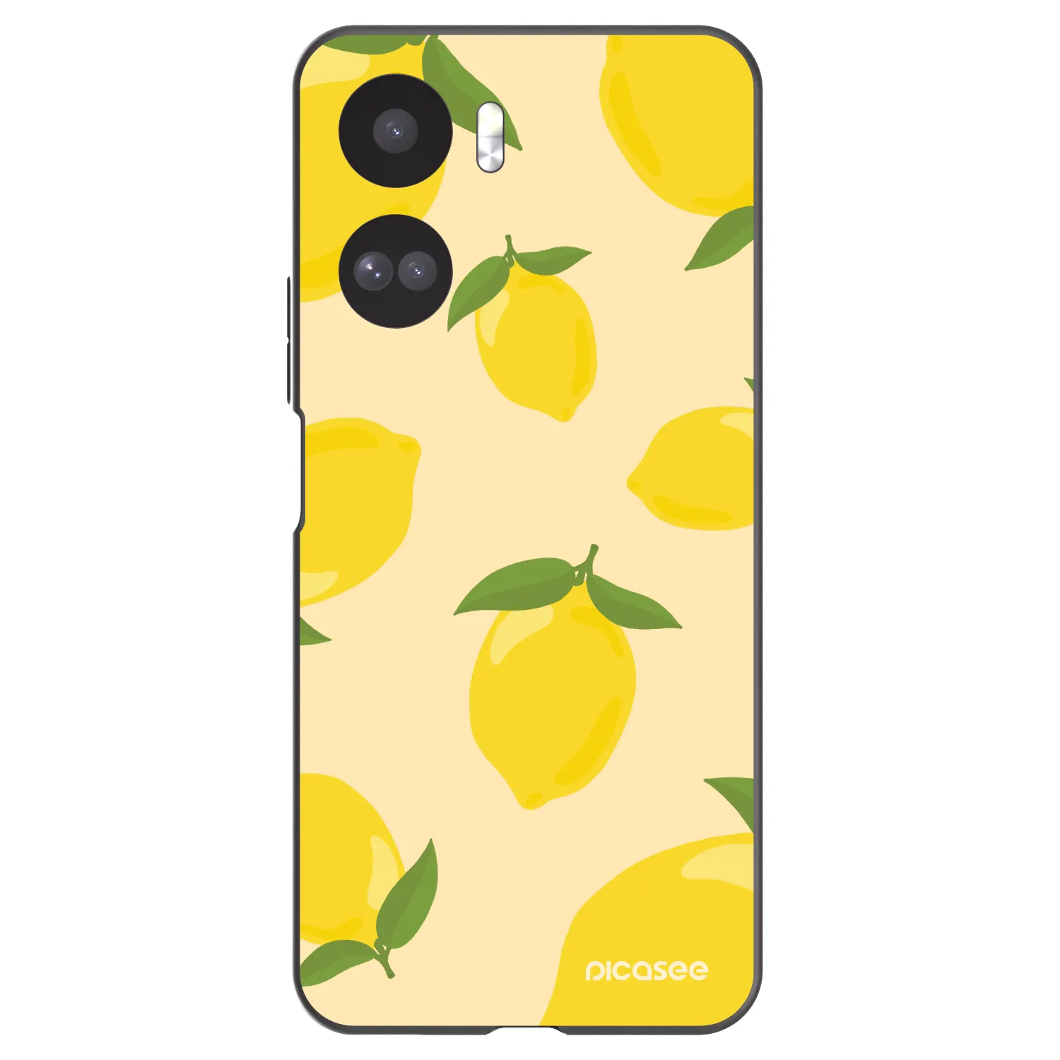 Picasee Μαύρη θήκη σιλικόνης για Honor 90 Lite 5G - Limoncella