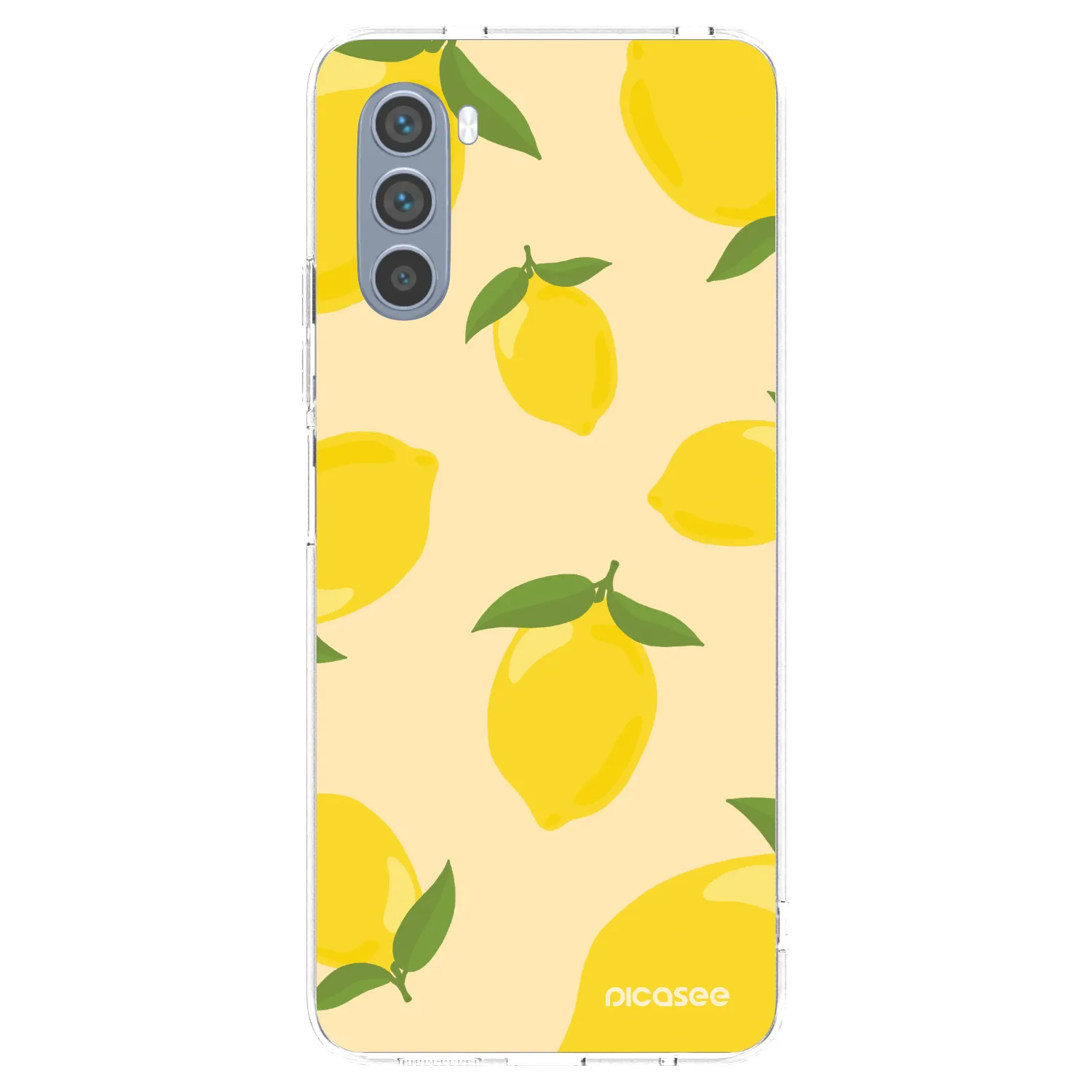 Picasee διαφανής θήκη σιλικόνης Motorola Moto G62 - Limoncella