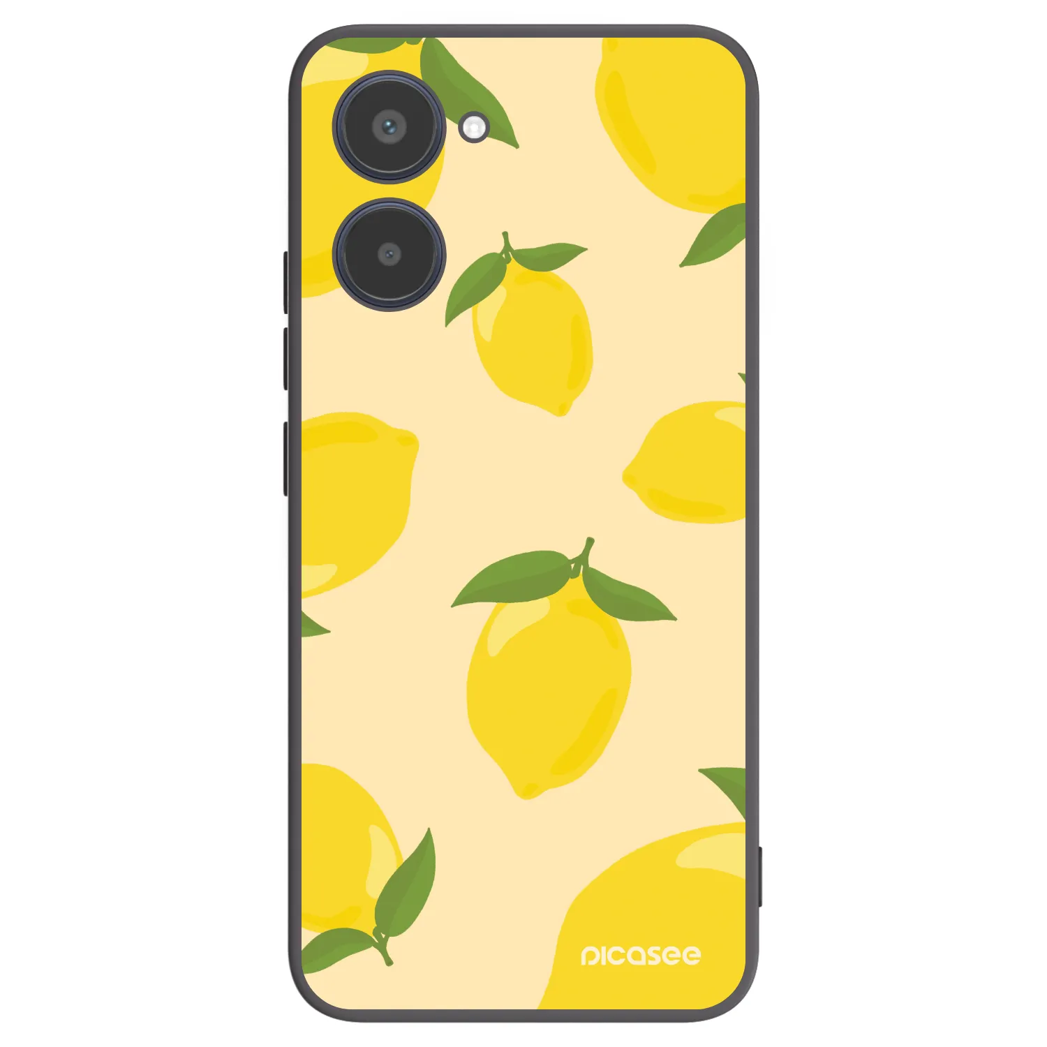 Picasee Μαύρη θήκη σιλικόνης για Realme 10 4G - Limoncella
