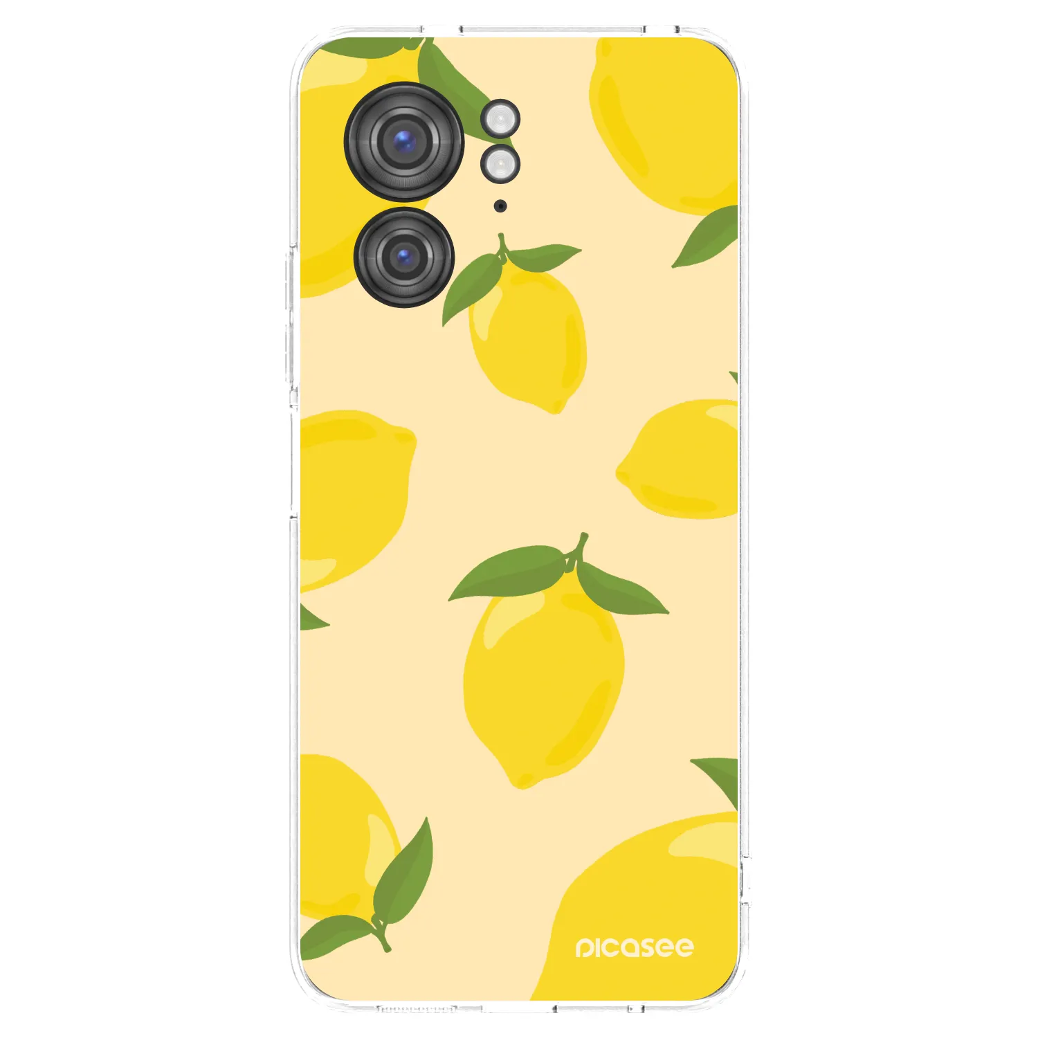 Picasee διαφανής θήκη σιλικόνης Motorola Edge 40 - Limoncella