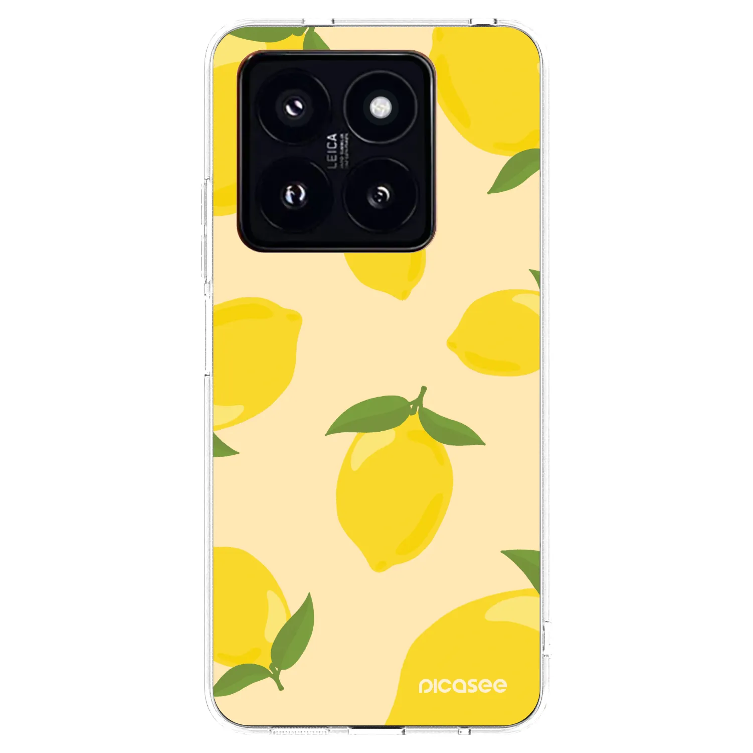Picasee διαφανής θήκη σιλικόνης Xiaomi 14 Pro - Limoncella