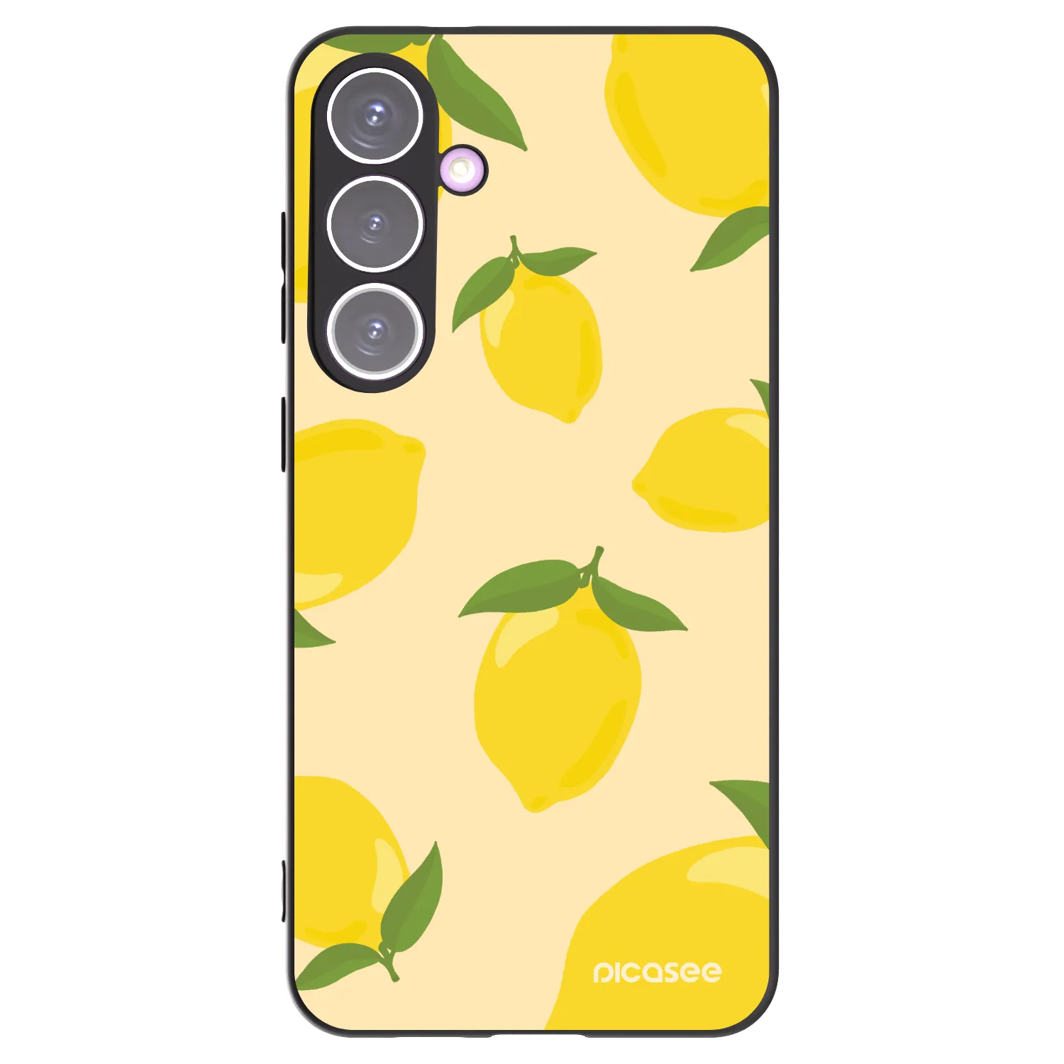 Picasee Μαύρη θήκη σιλικόνης για Samsung Galaxy S24+ S926B 5G - Limoncella
