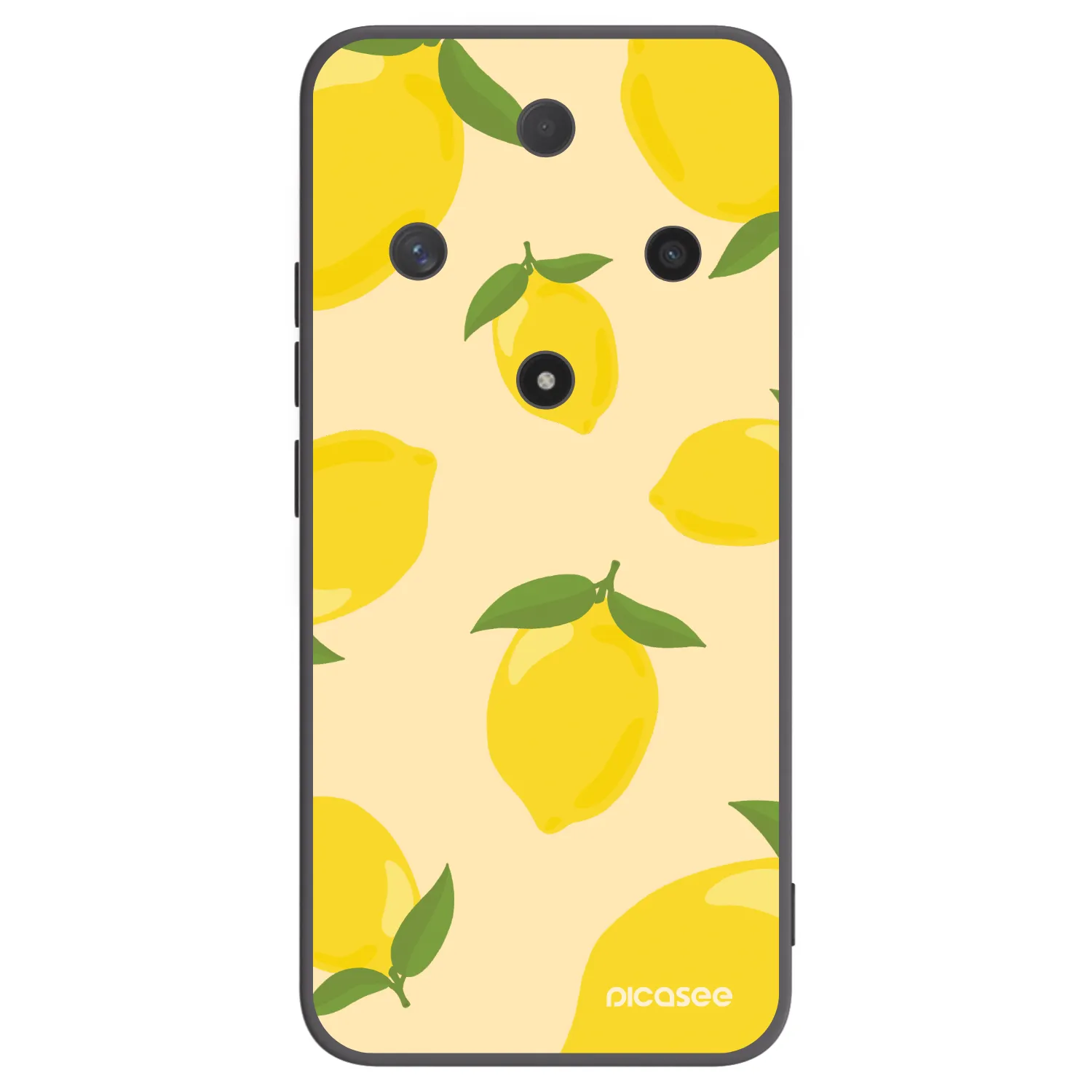 Picasee Μαύρη θήκη σιλικόνης για Honor Magic6 Lite 5G - Limoncella