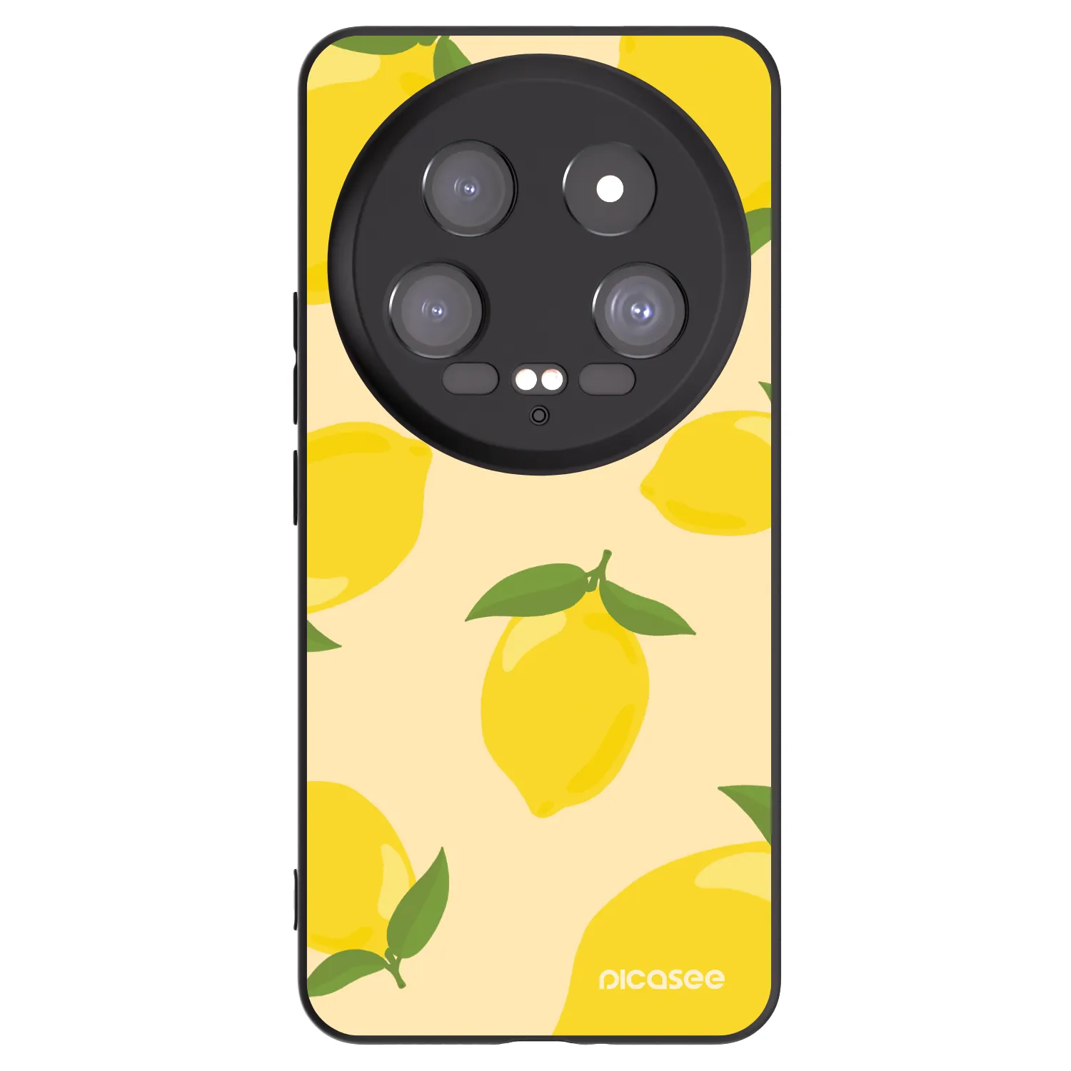 Picasee Μαύρη θήκη σιλικόνης για Xiaomi 14 Ultra - Limoncella