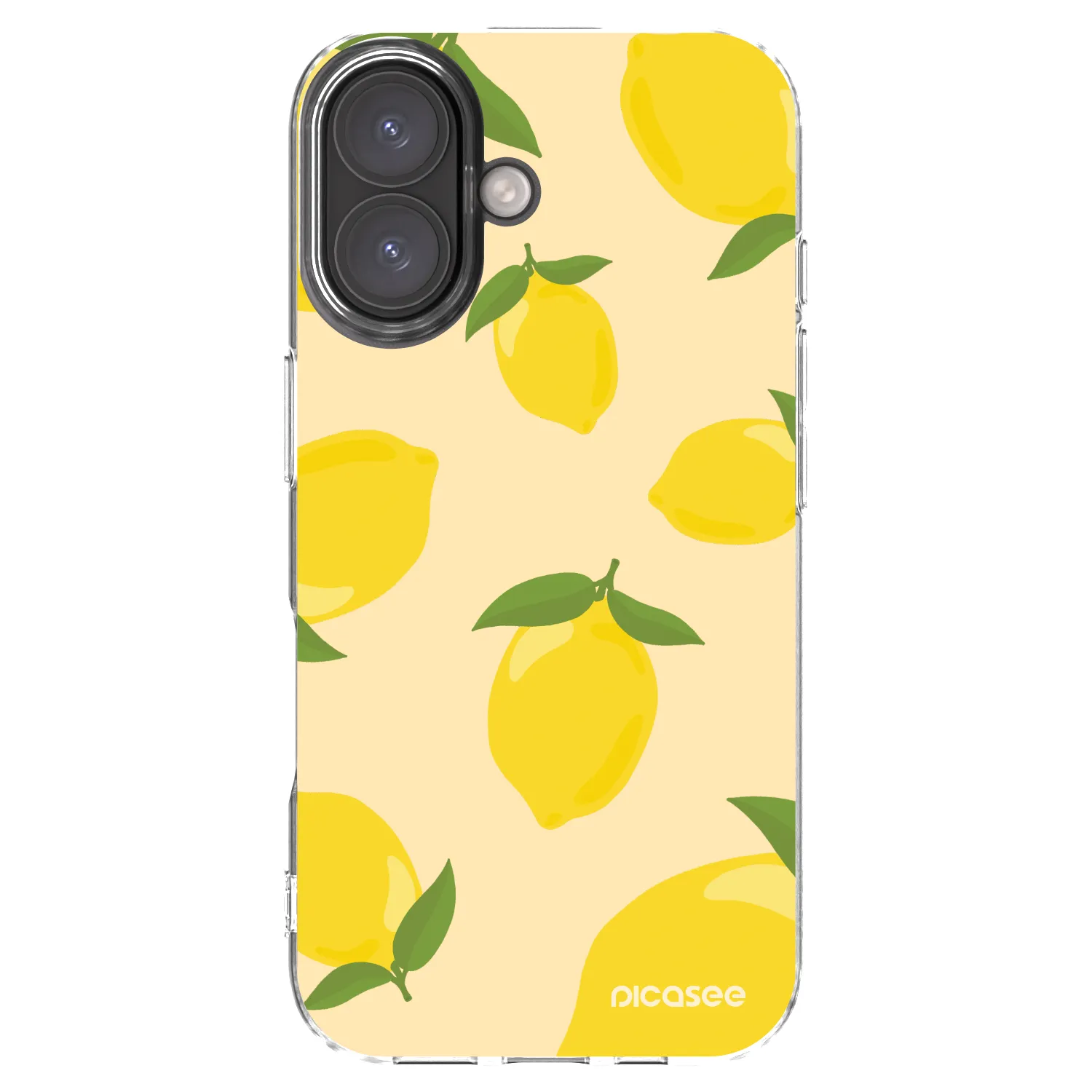 Picasee διαφανής θήκη σιλικόνης Apple iPhone 16 - Limoncella