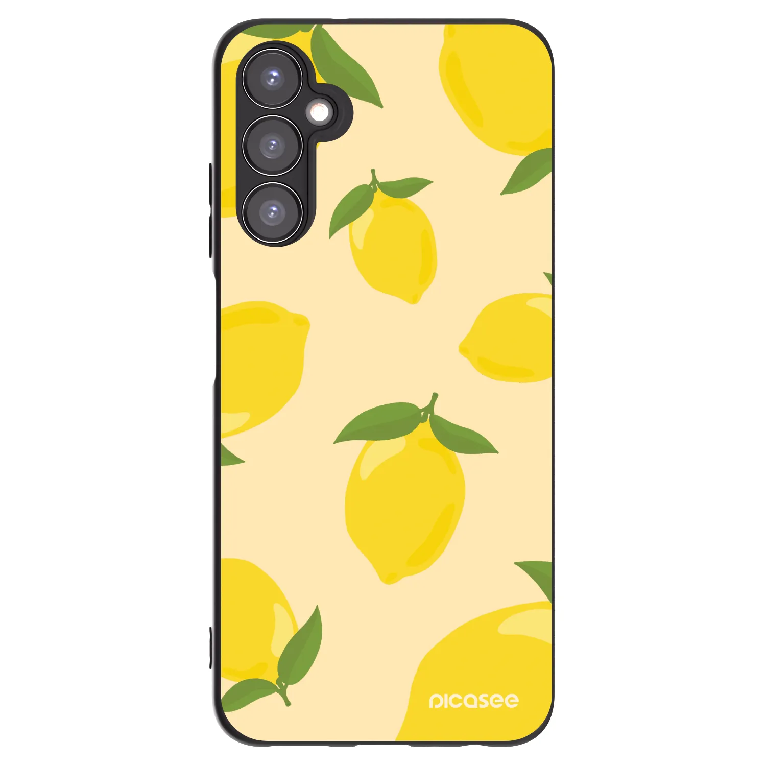 Picasee Μαύρη θήκη σιλικόνης για Samsung Galaxy A05s A057G - Limoncella