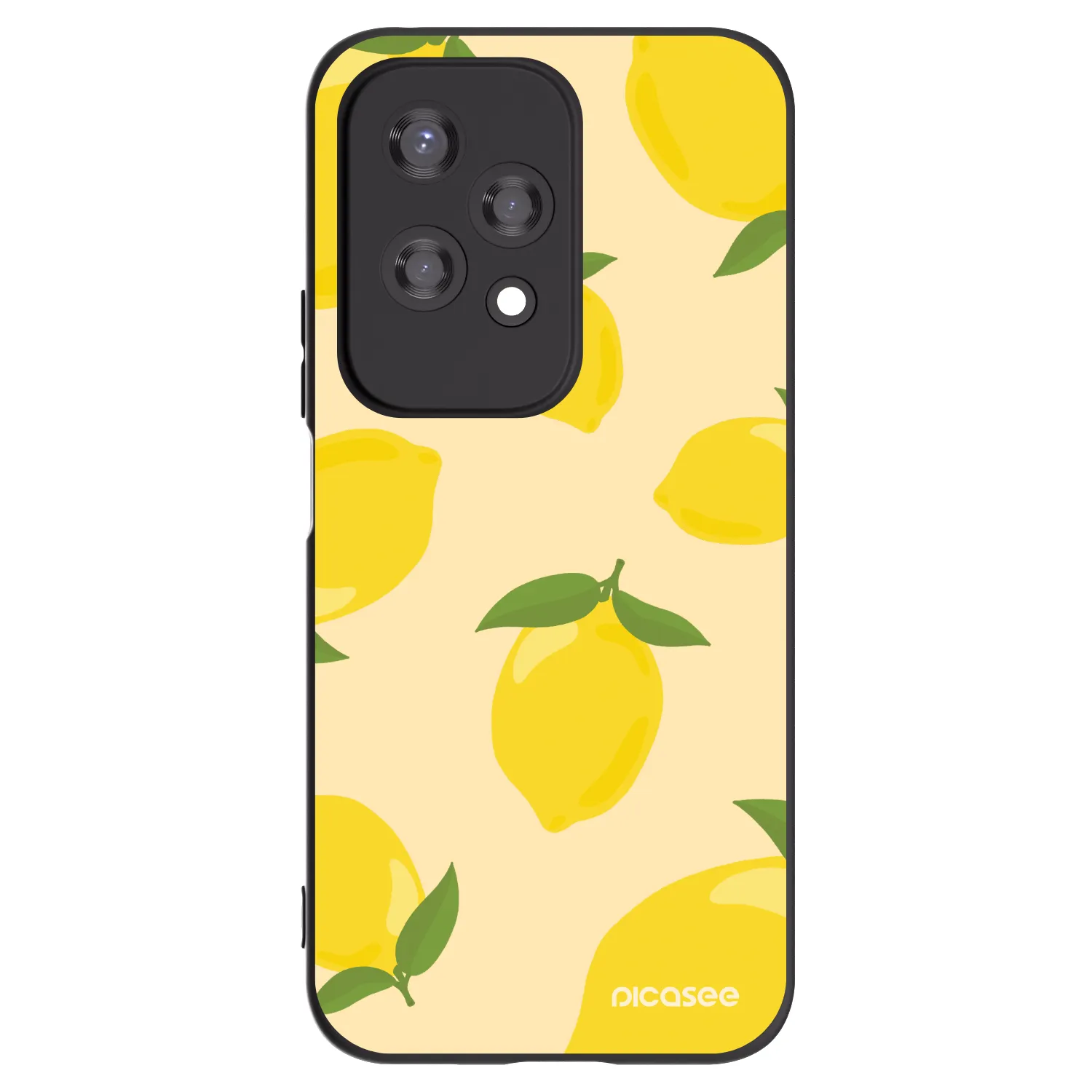 Picasee Μαύρη θήκη σιλικόνης για Honor 200 Lite - Limoncella