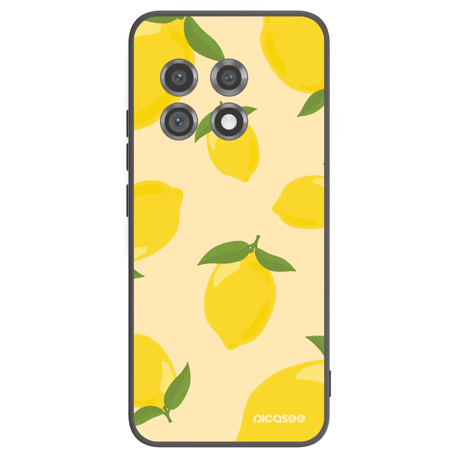 Picasee Μαύρη θήκη σιλικόνης για OnePlus 11 5G - Limoncella