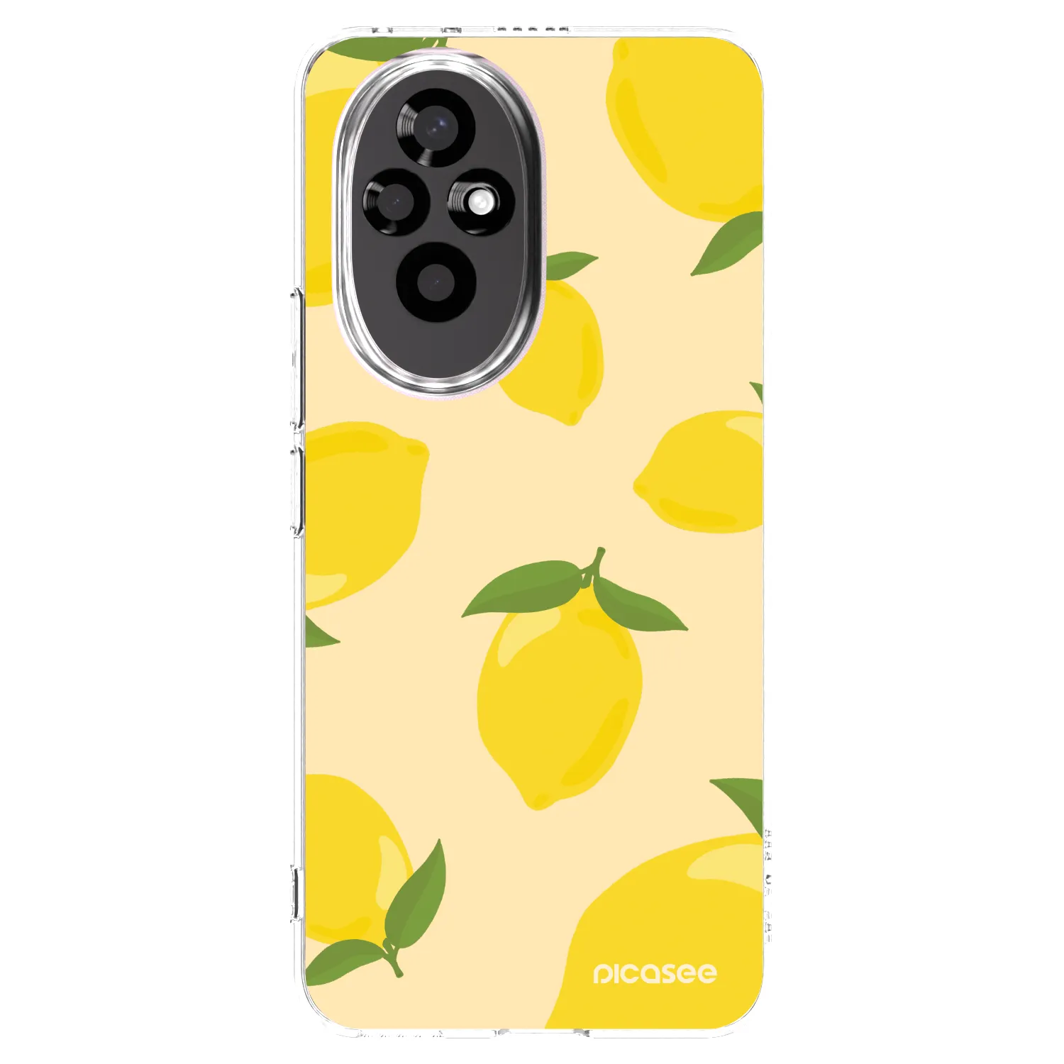 Picasee διαφανής θήκη σιλικόνης Honor 200 Pro 5G - Limoncella
