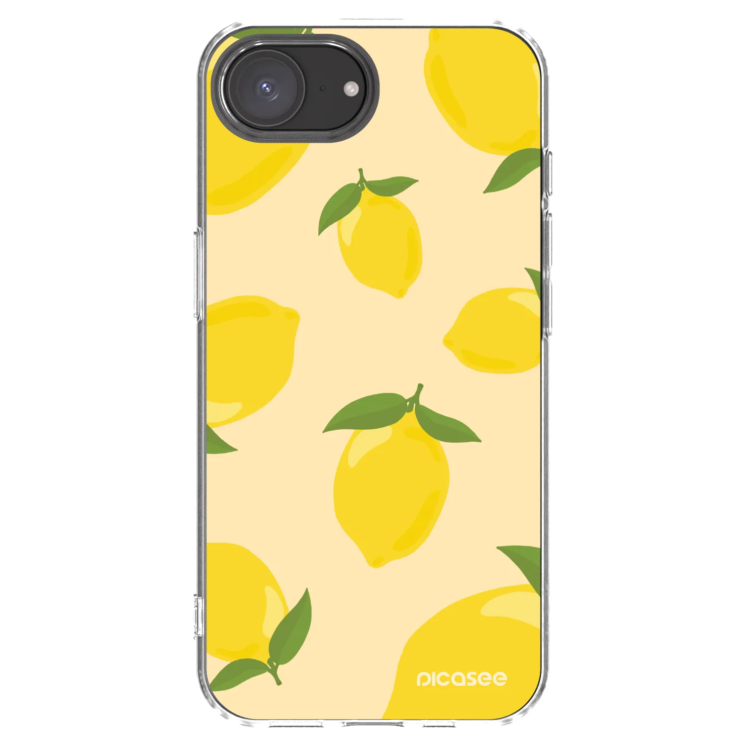 Picasee διαφανής θήκη σιλικόνης Apple iPhone 16e - Limoncella