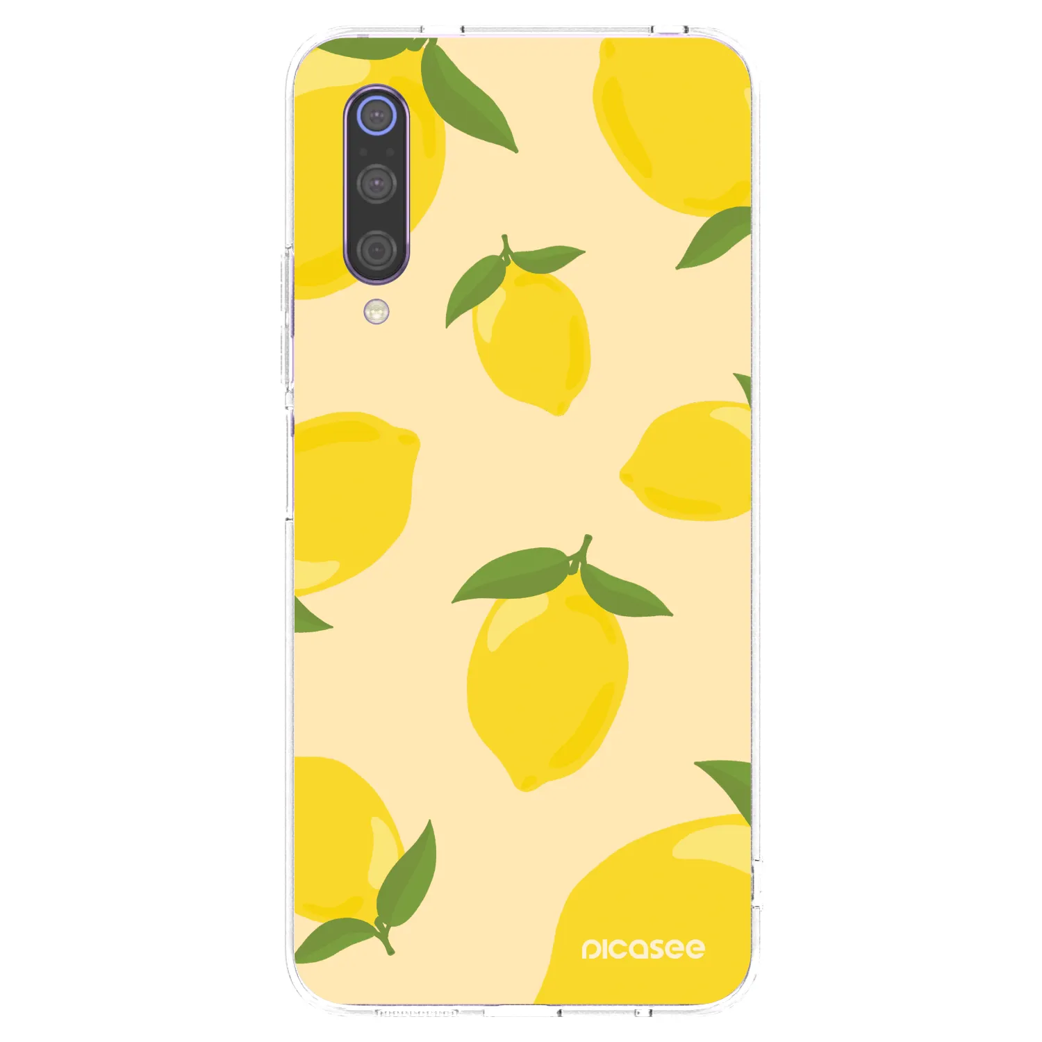 Picasee διαφανής θήκη σιλικόνης Xiaomi Mi 9 - Limoncella