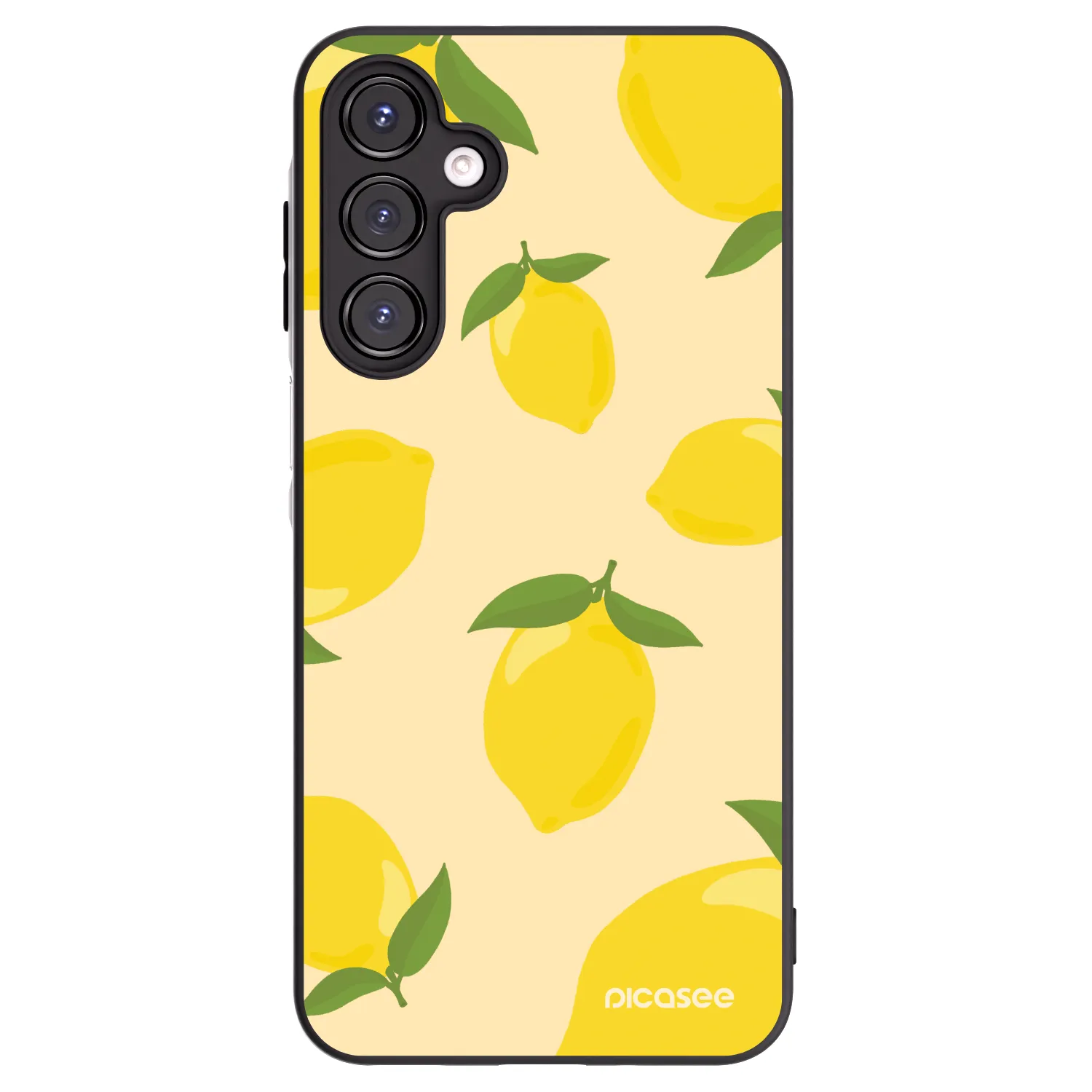 Picasee Μαύρη θήκη σιλικόνης για Samsung Galaxy A16 5G - Limoncella
