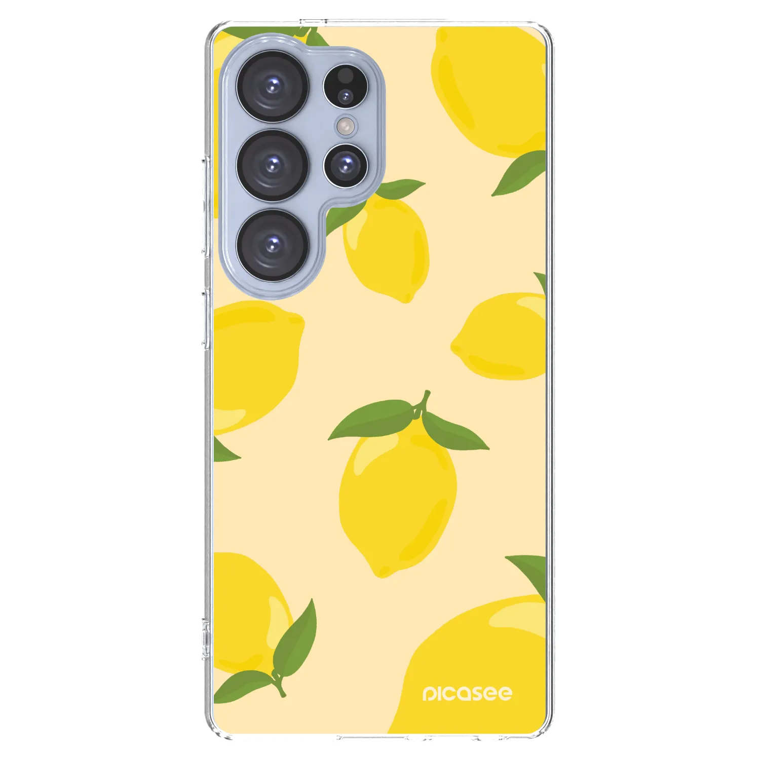 Picasee διαφανής θήκη σιλικόνης Samsung Galaxy S25 Ultra 5G - Limoncella