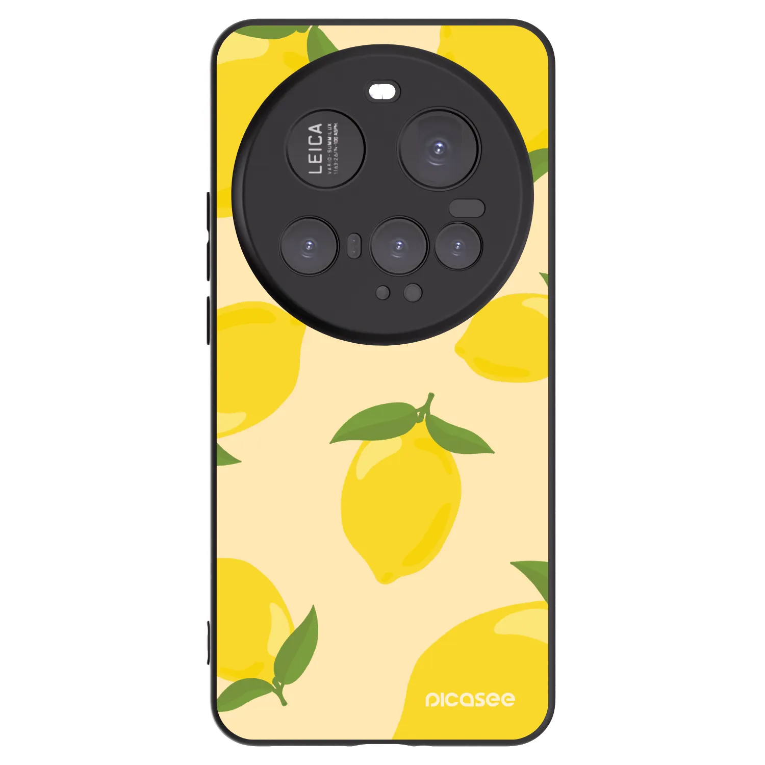Picasee Μαύρη θήκη σιλικόνης για Xiaomi 15 Ultra - Limoncella