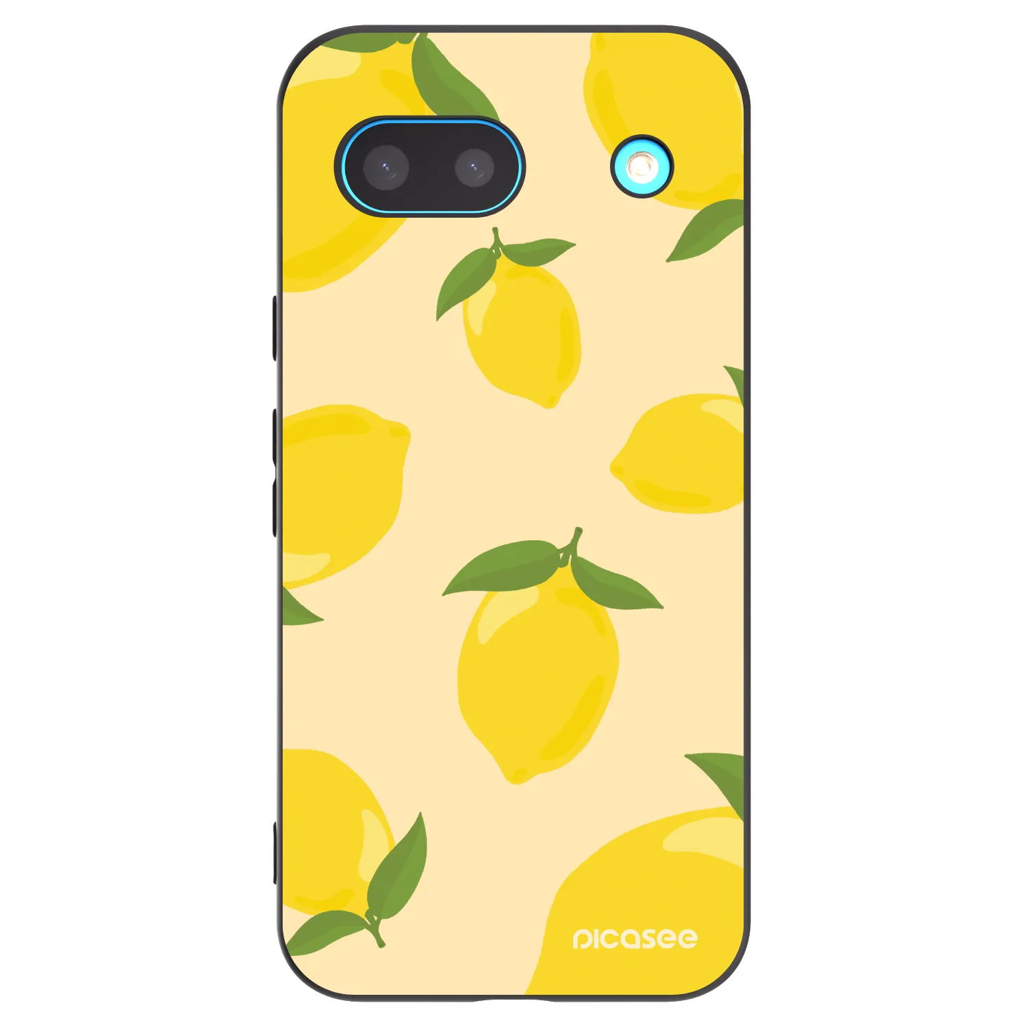 Picasee Μαύρη θήκη σιλικόνης για Google Pixel 8 - Limoncella