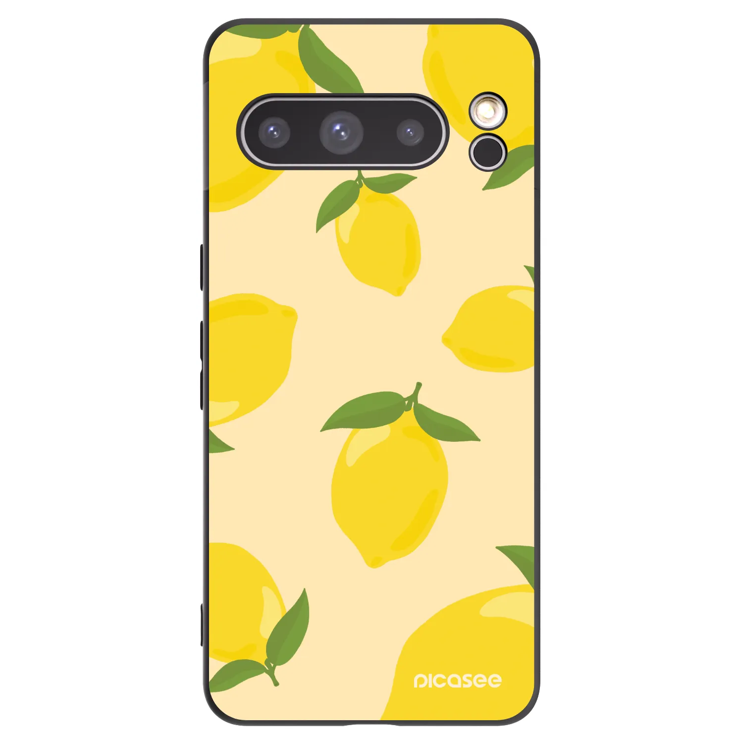 Picasee Μαύρη θήκη σιλικόνης για Google Pixel 8 Pro - Limoncella