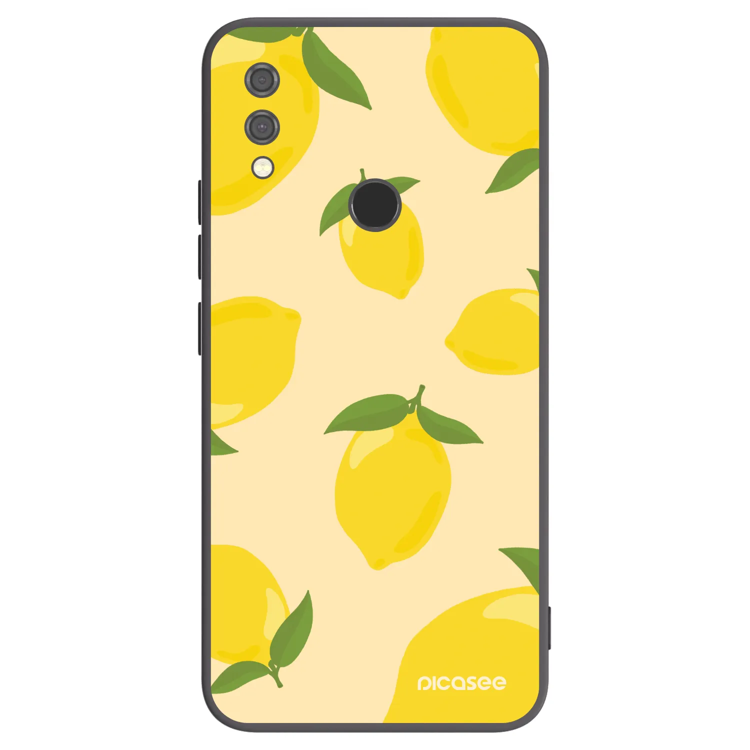 Picasee Μαύρη θήκη σιλικόνης για Xiaomi Redmi Note 7 - Limoncella