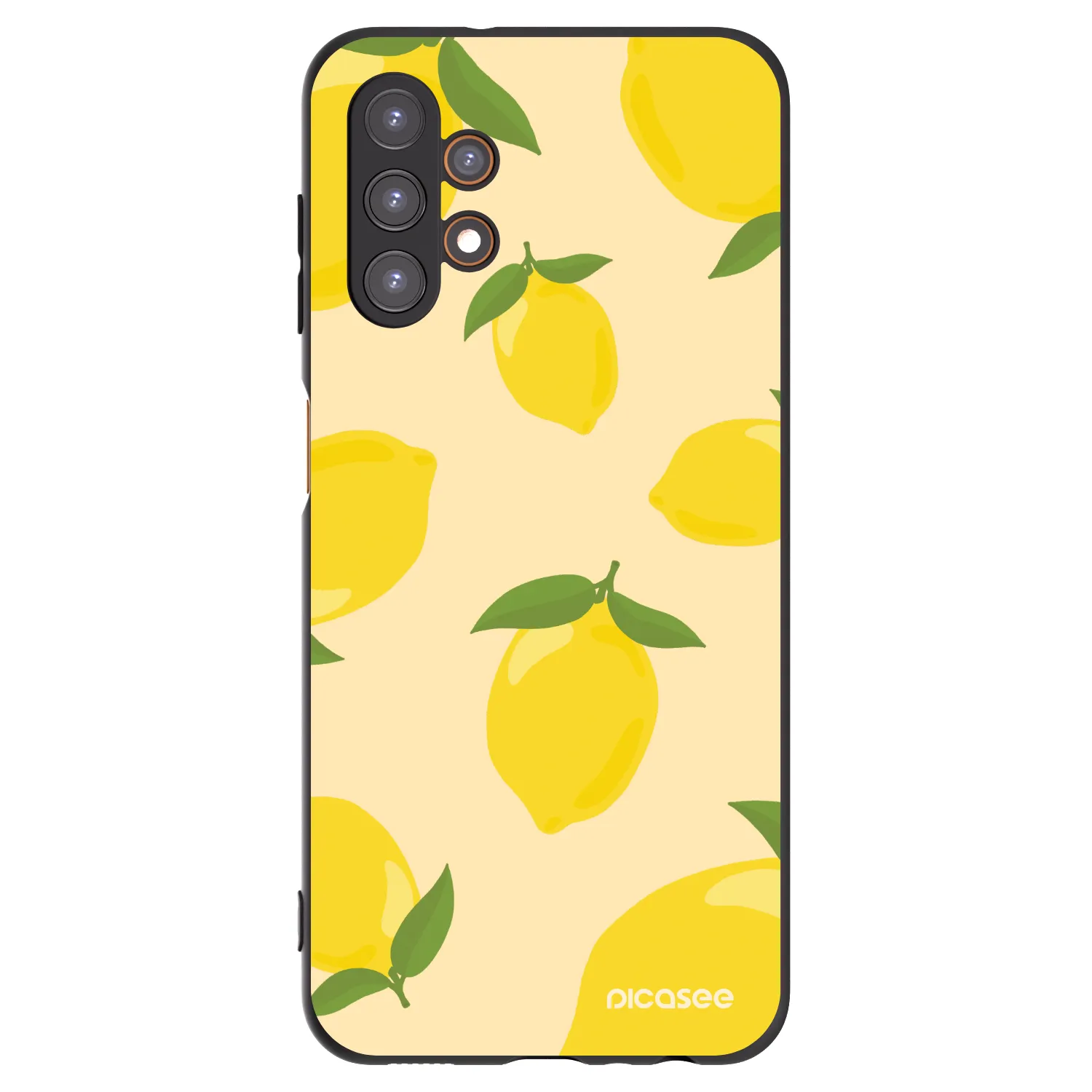 Picasee Μαύρη θήκη σιλικόνης για Samsung Galaxy A13 5G - Limoncella