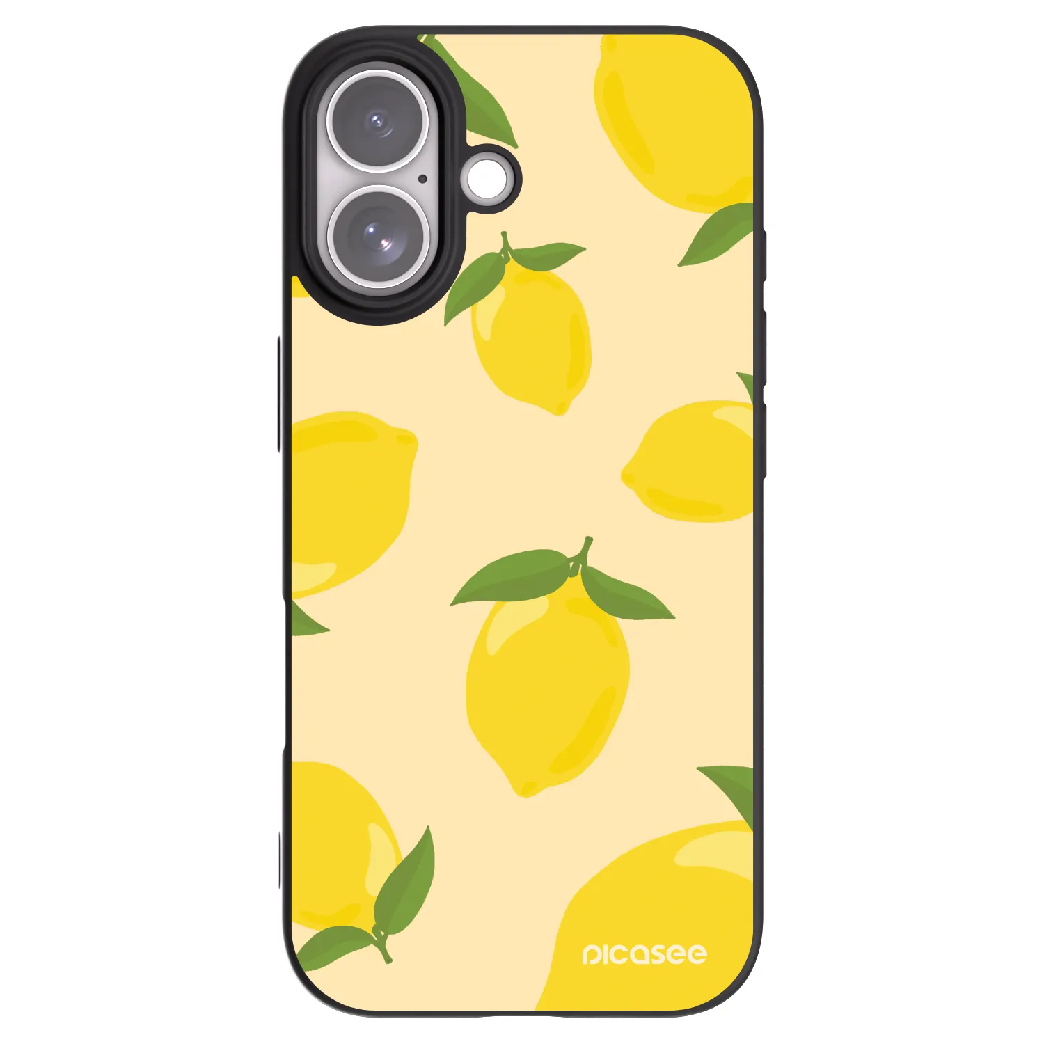 Picasee Μαύρη θήκη σιλικόνης για Apple iPhone 17 - Limoncella